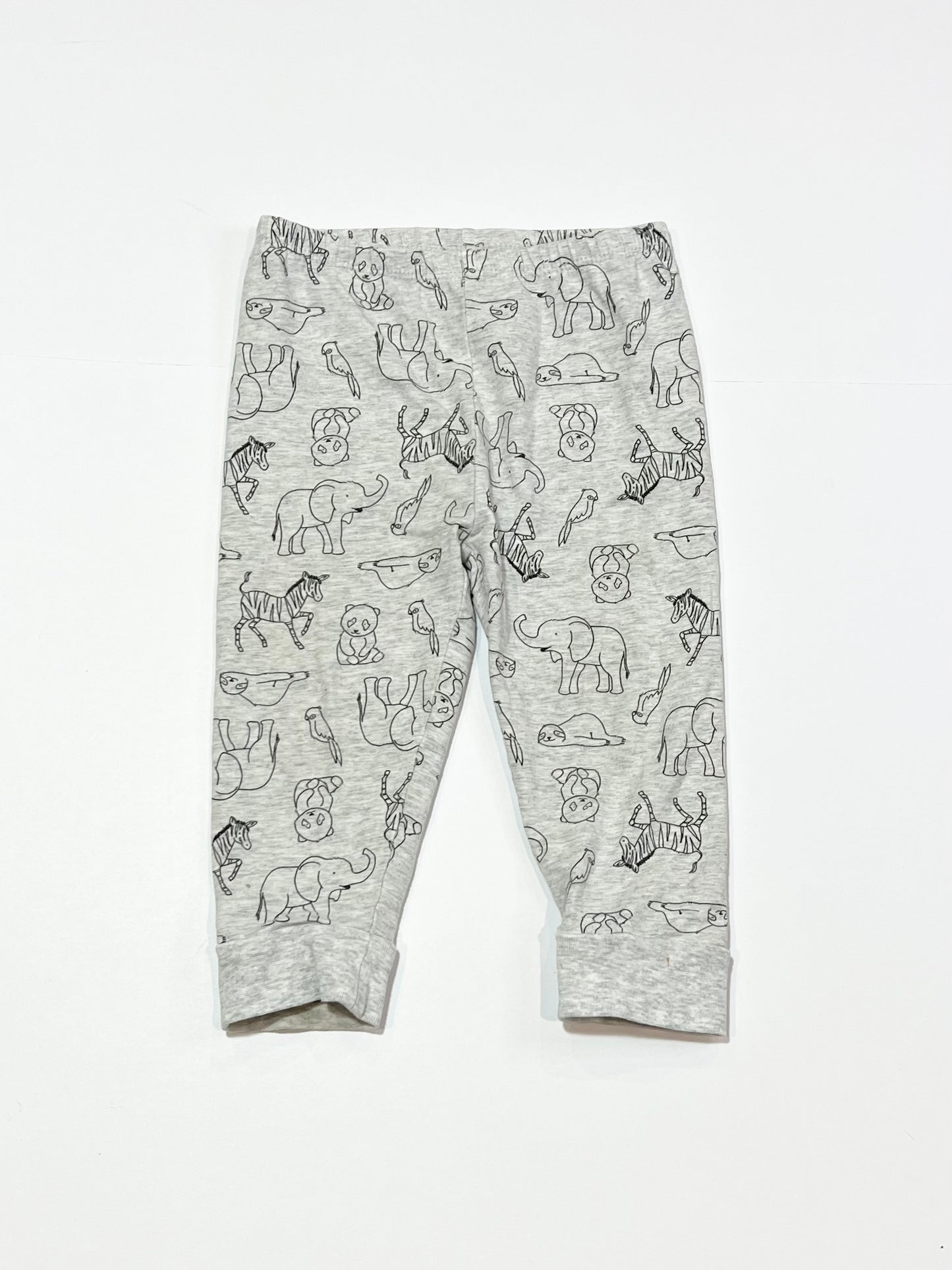Grey animals leggings - Size 1