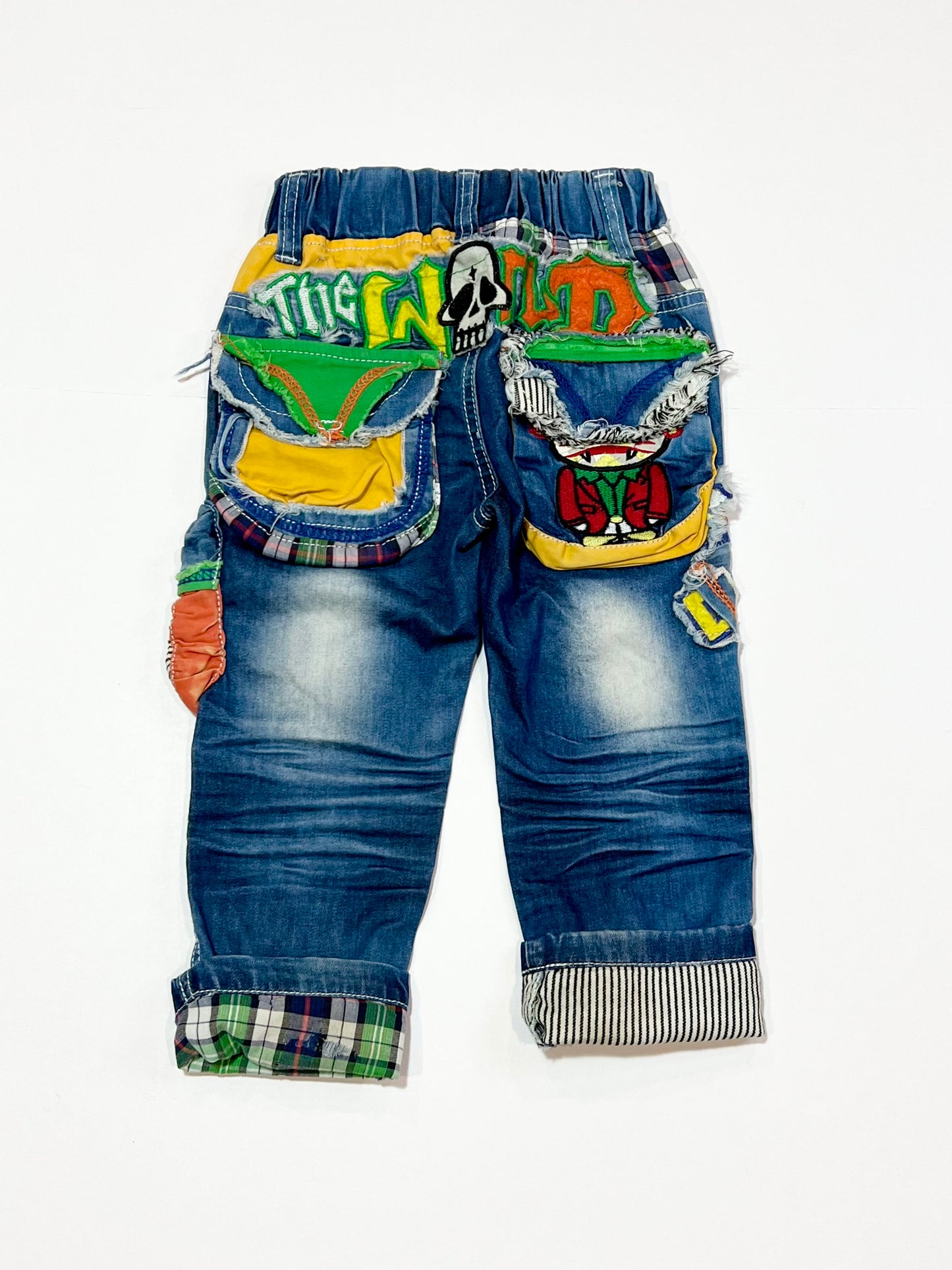 Patch denim jeans - Size 2-3