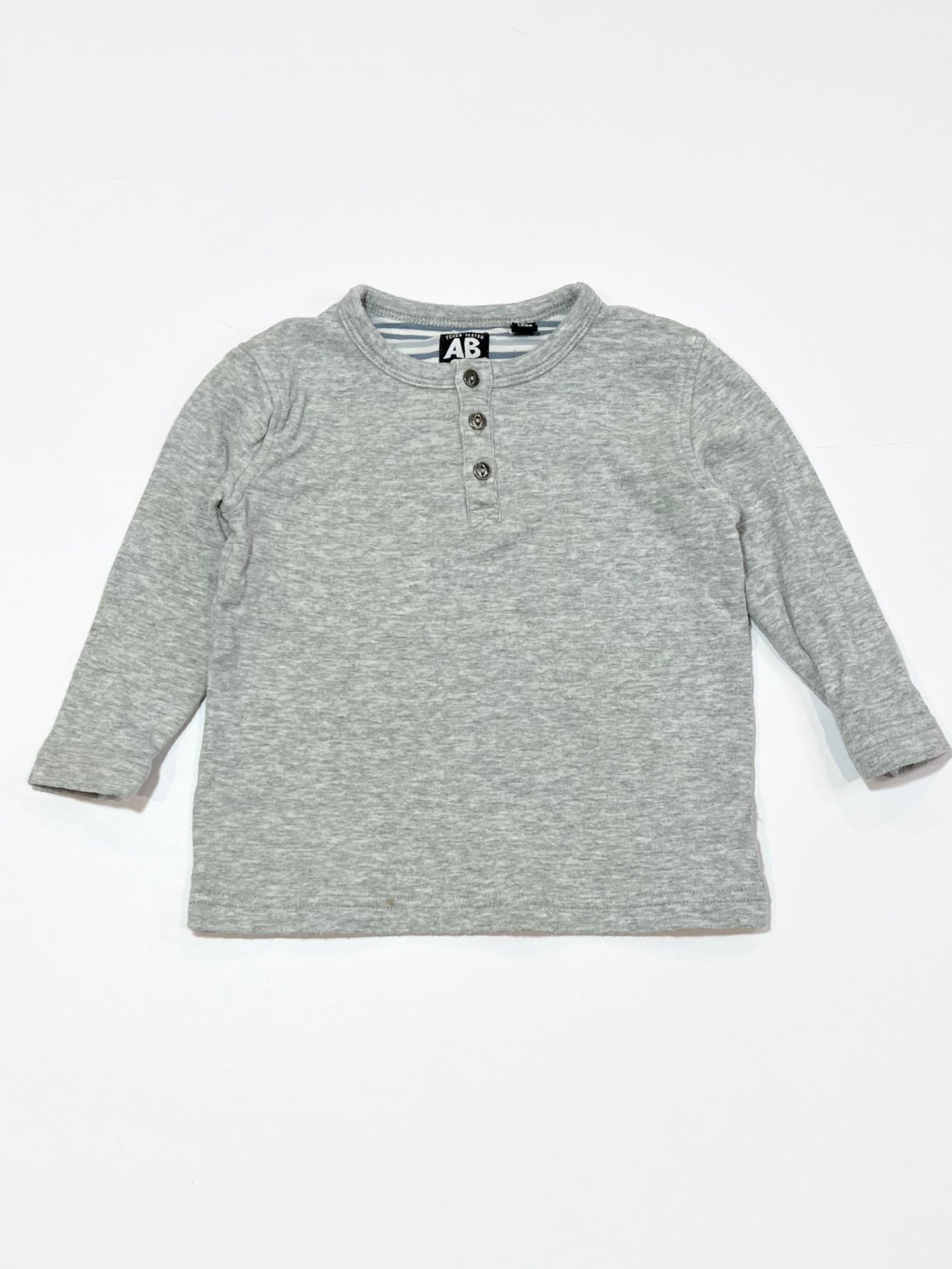 Grey henley top - Size 1