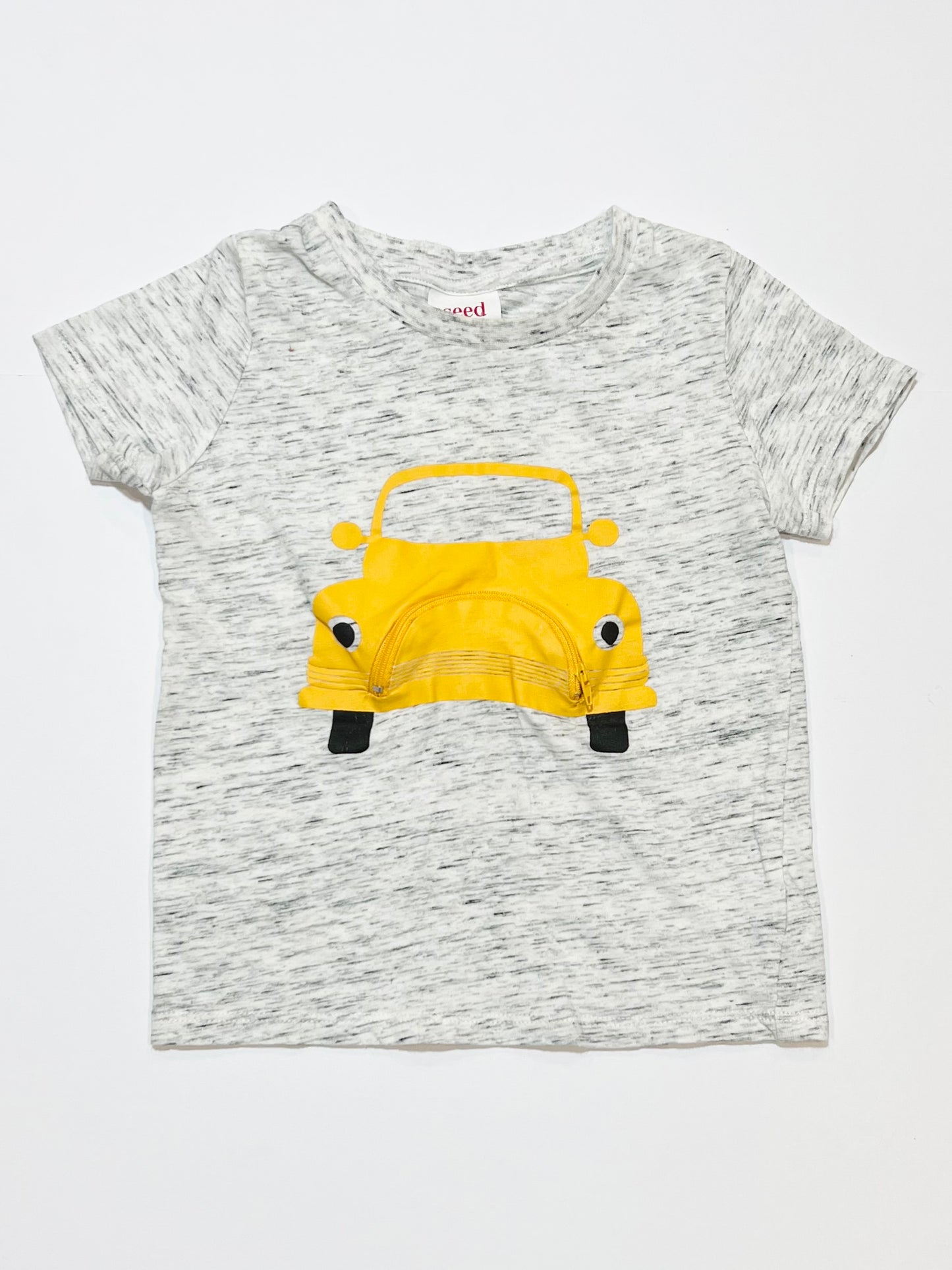 Yellow car tee - Size 3