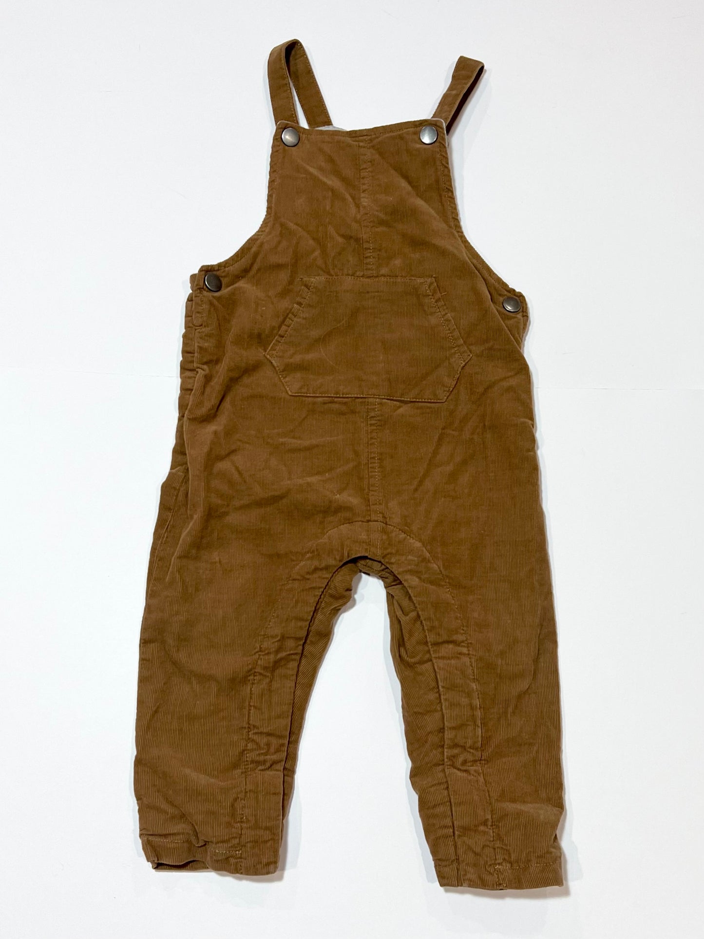 Brown corduroy overalls - Size 1