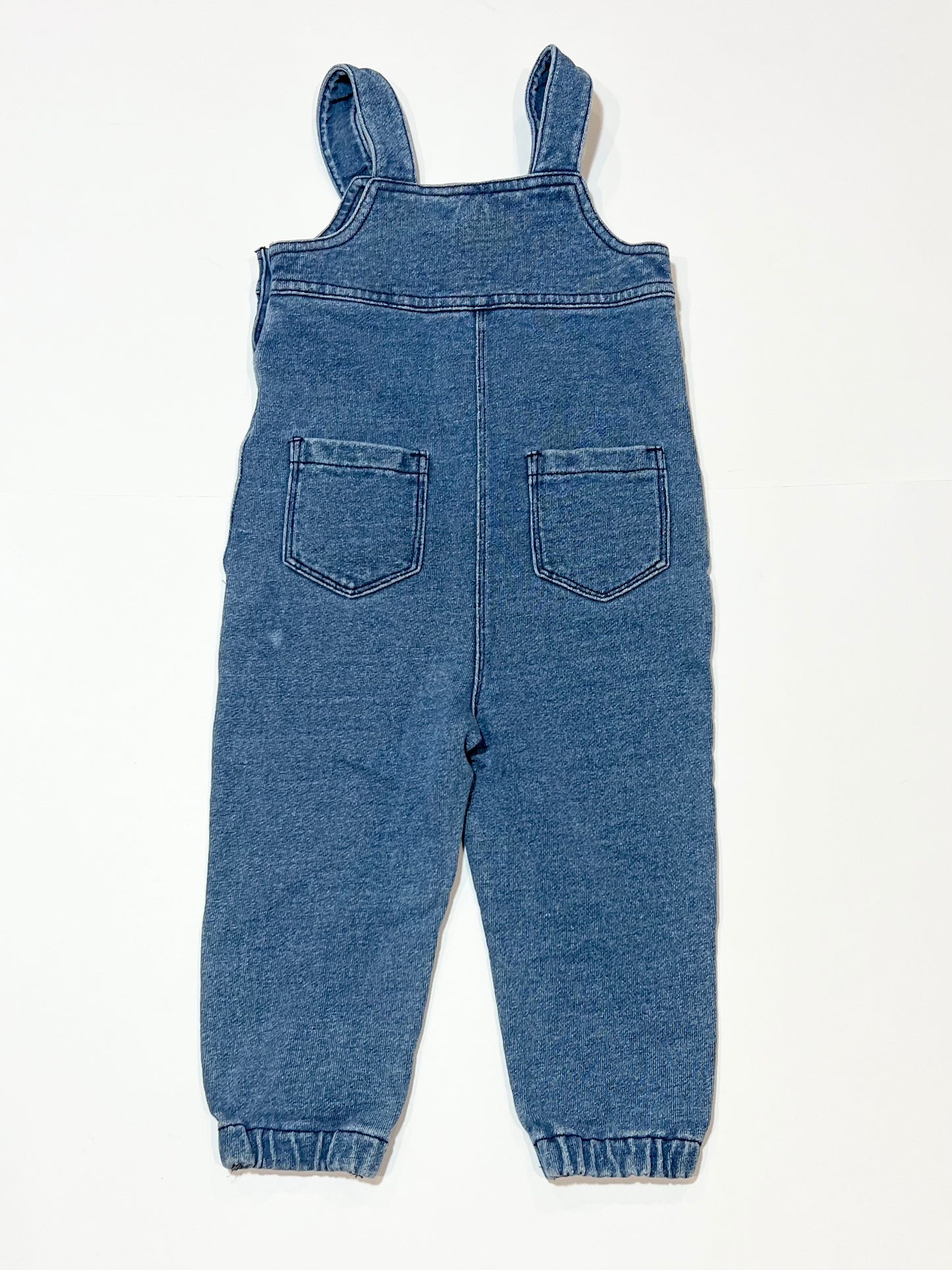 Soft denim overalls - Size 1