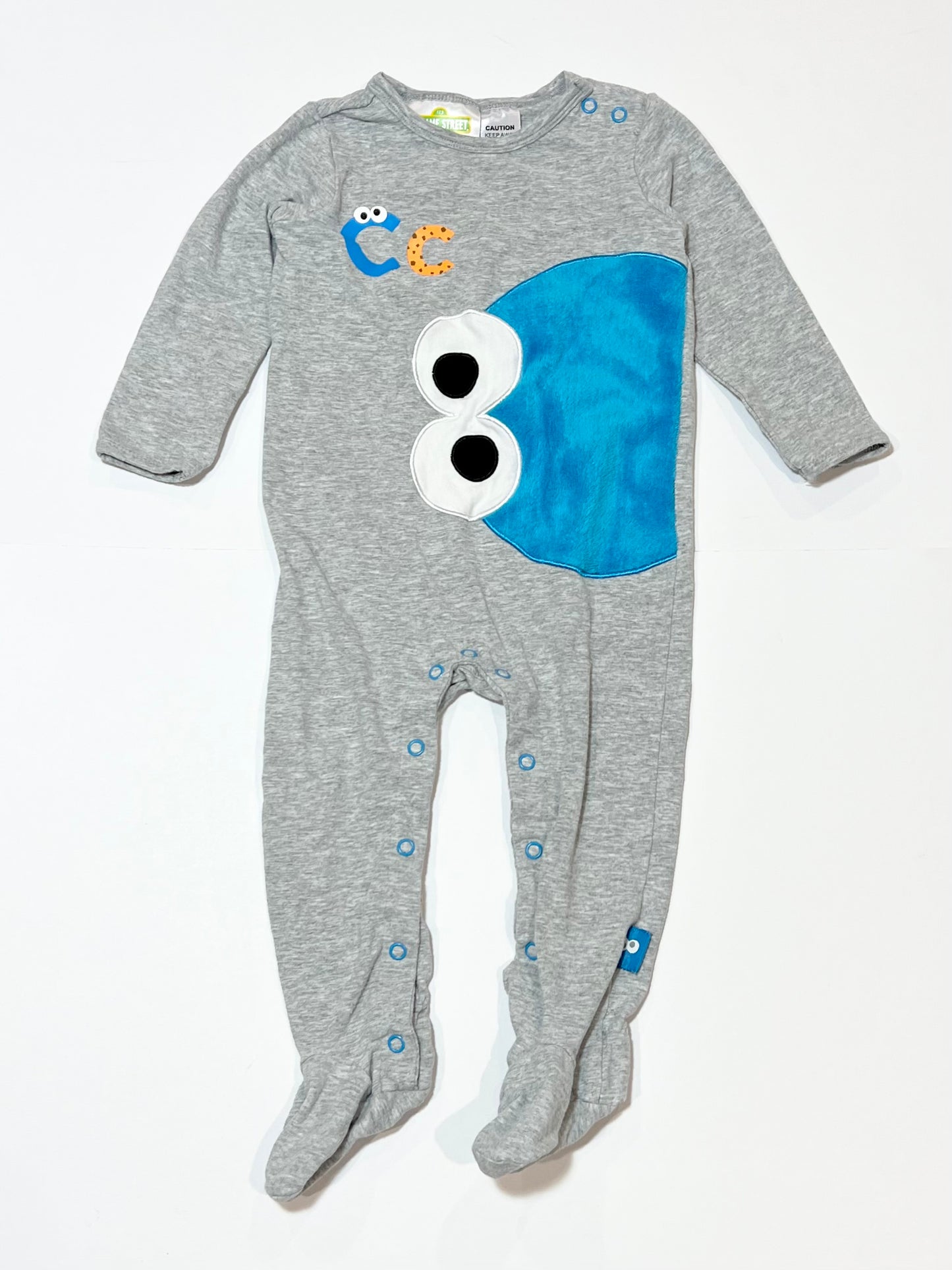 Cookie Monster onesie - Size 1