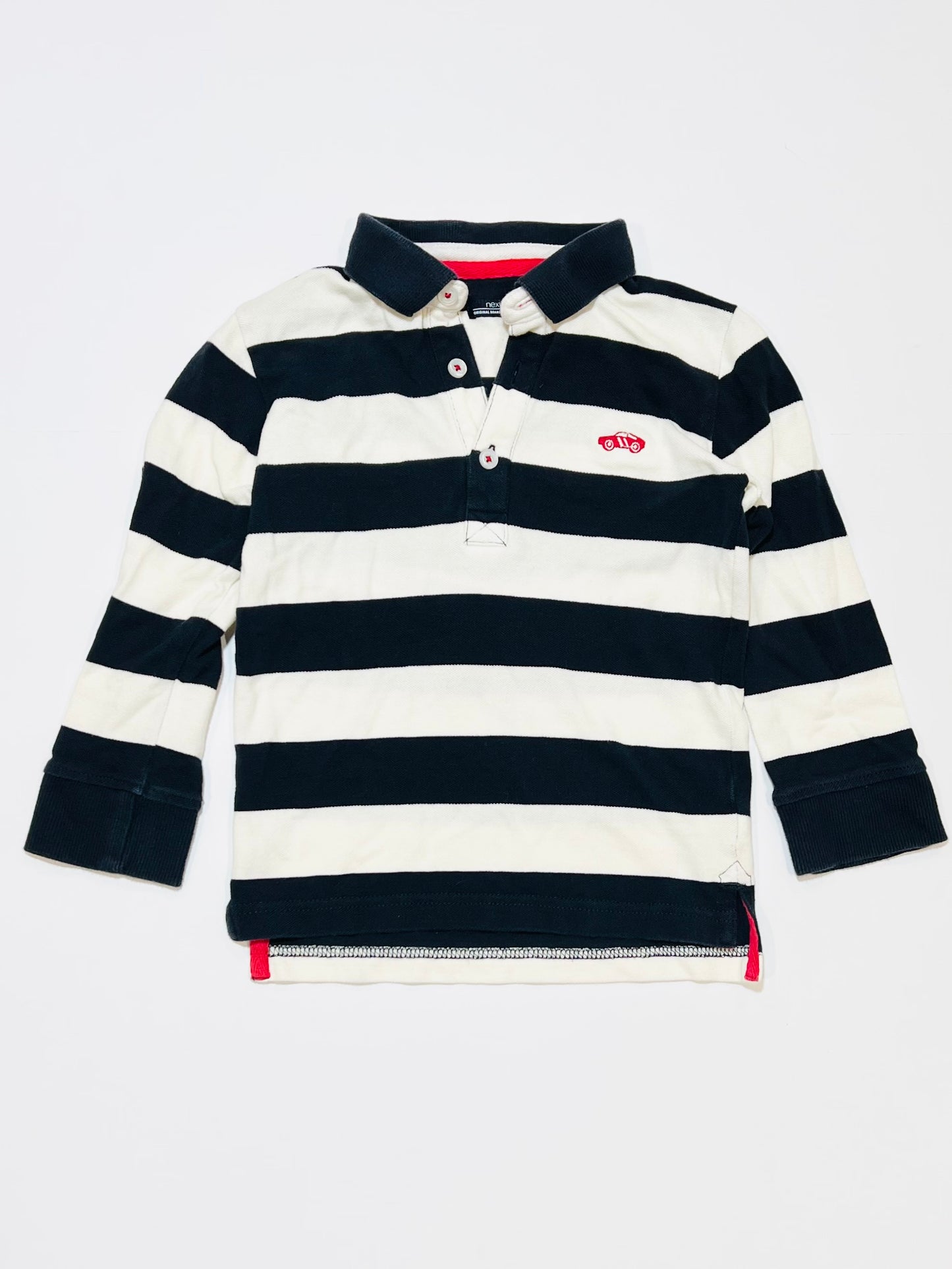 Striped polo top - Size 3-4