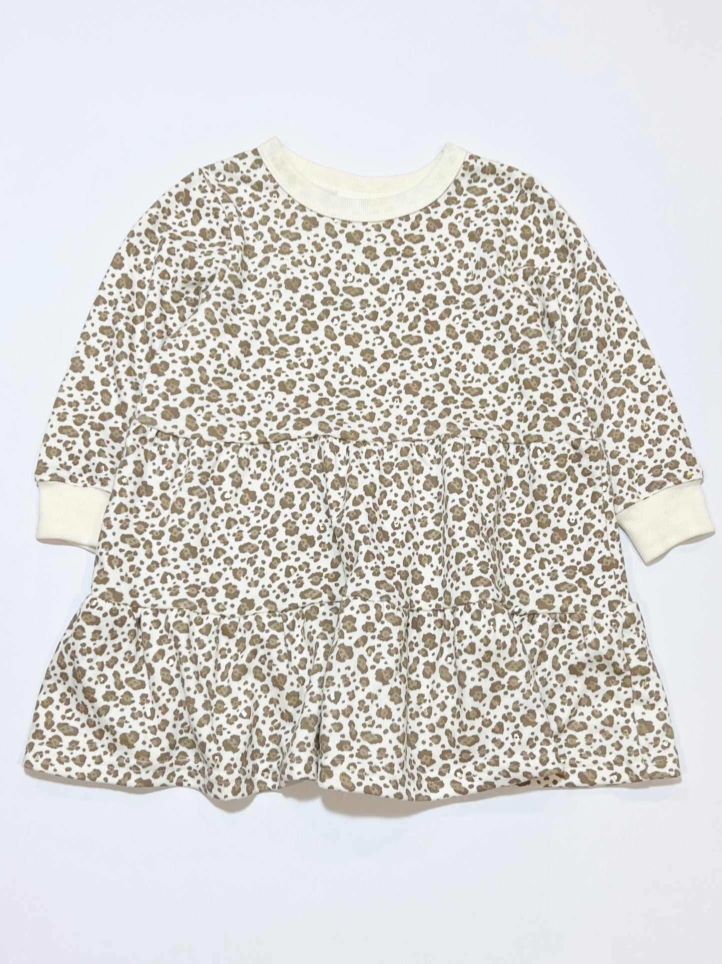 Fleece animal print dress - Size 3