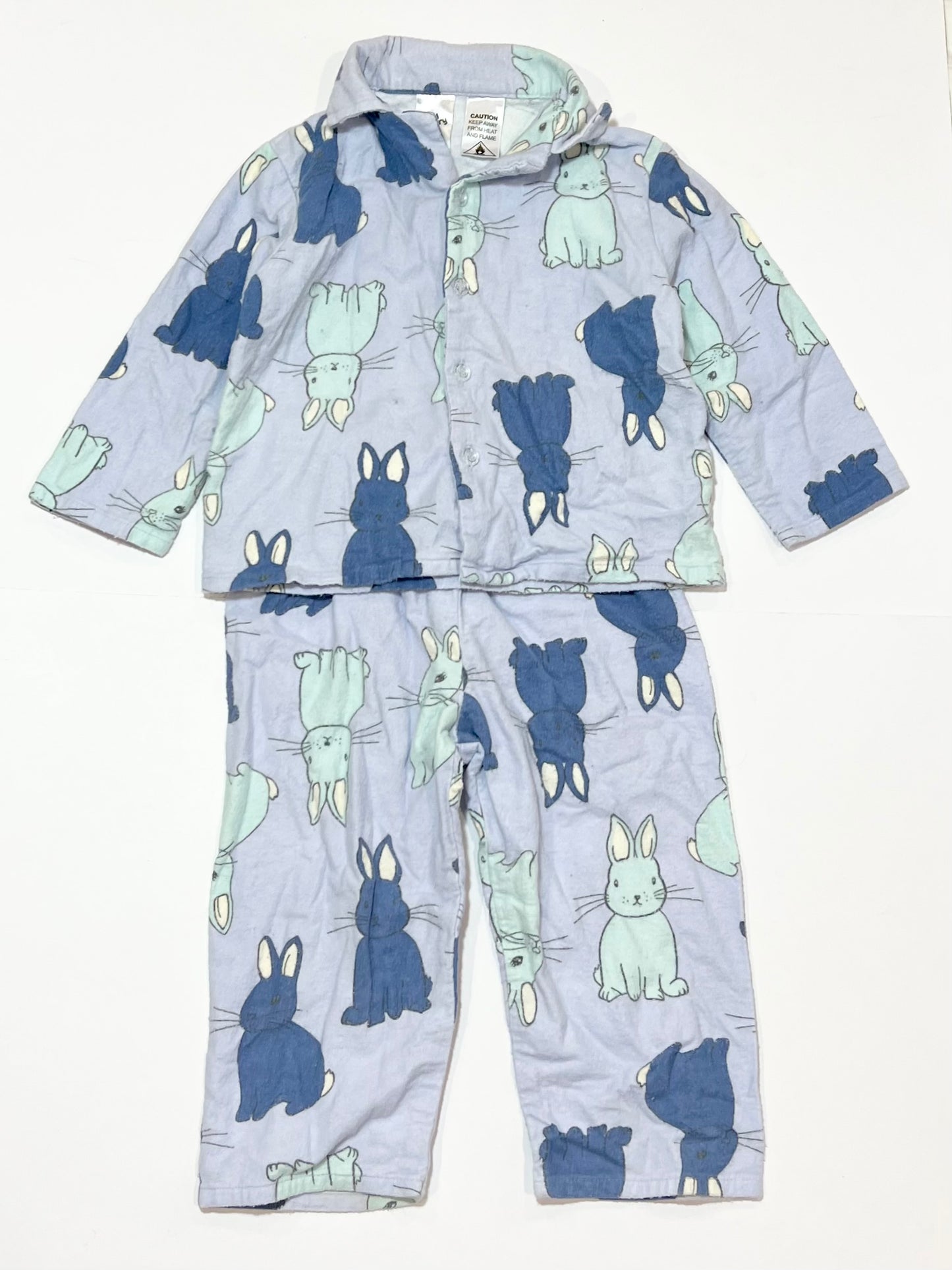 Flannelette pyjamas - Size 2