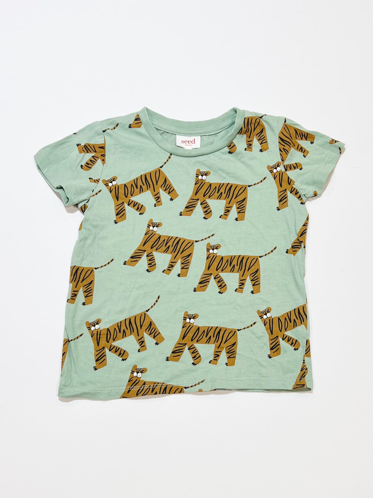 Green tigers tee - Size 3