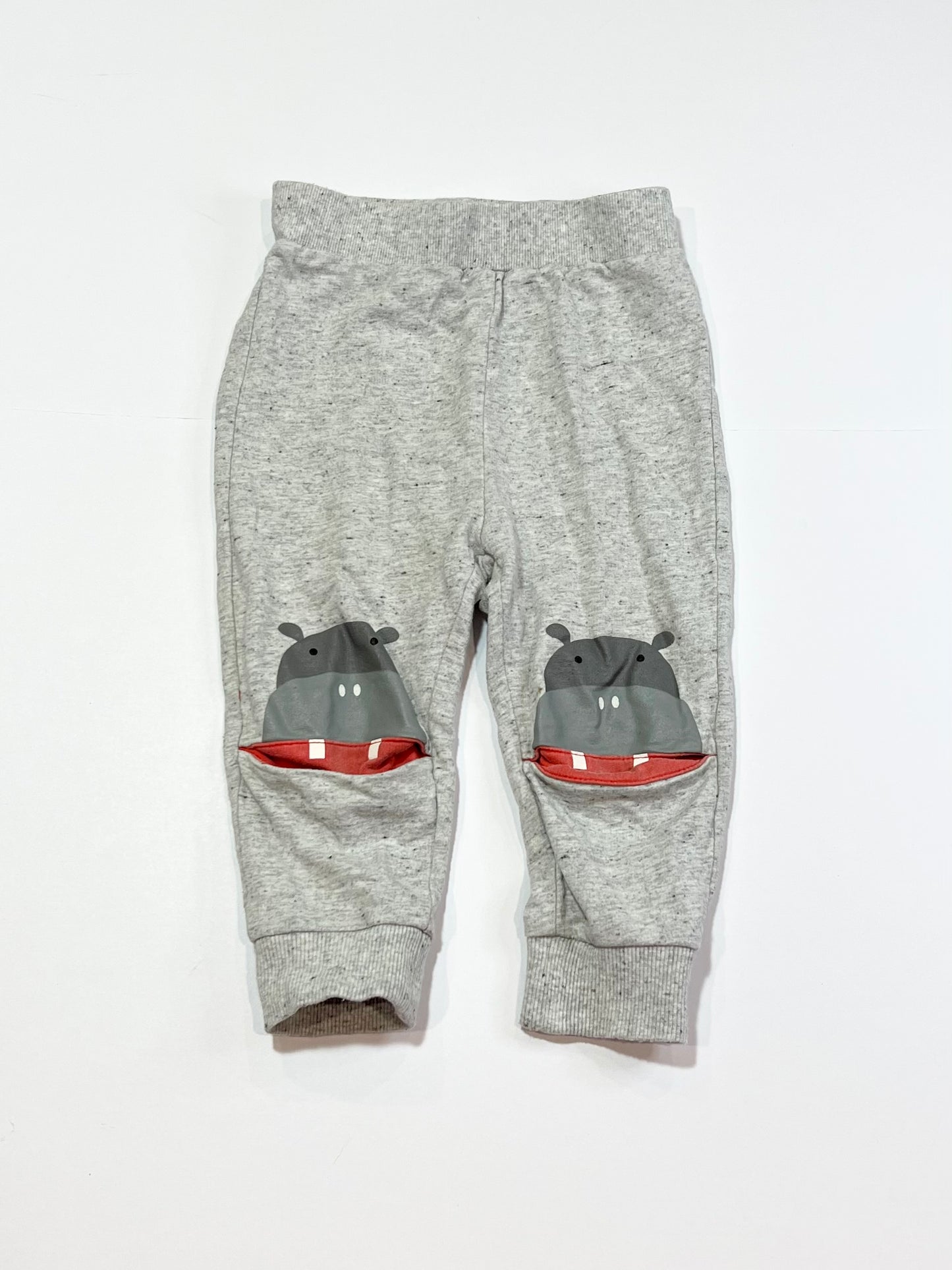 Grey hippo trackies - Size 2