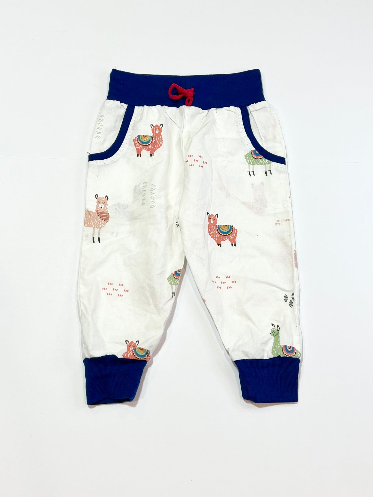 Llama cotton pants - Size 2