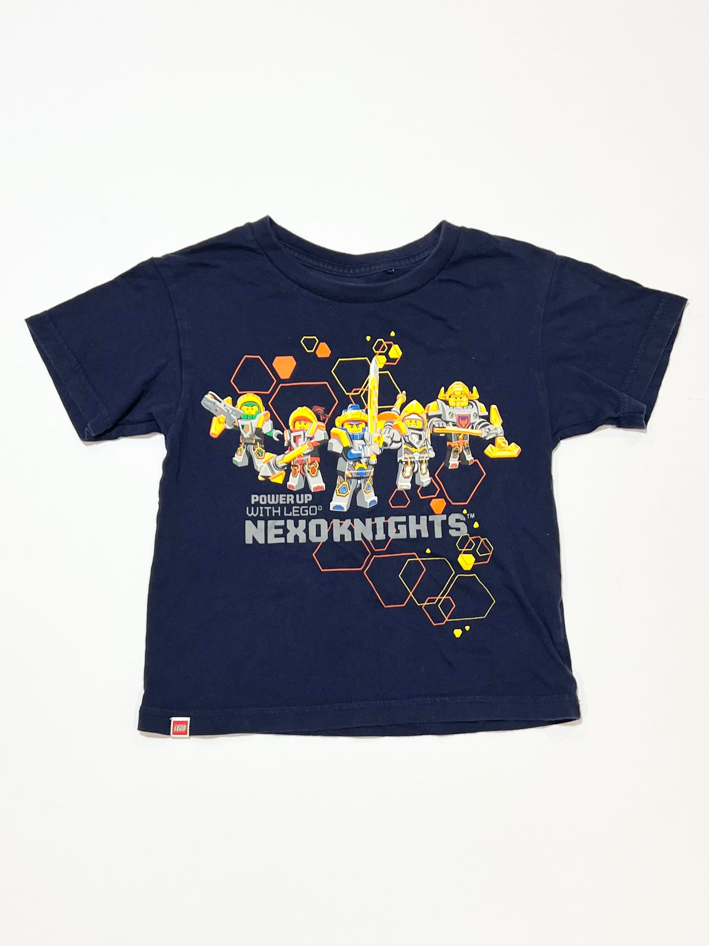 Navy lego tee - Size 4