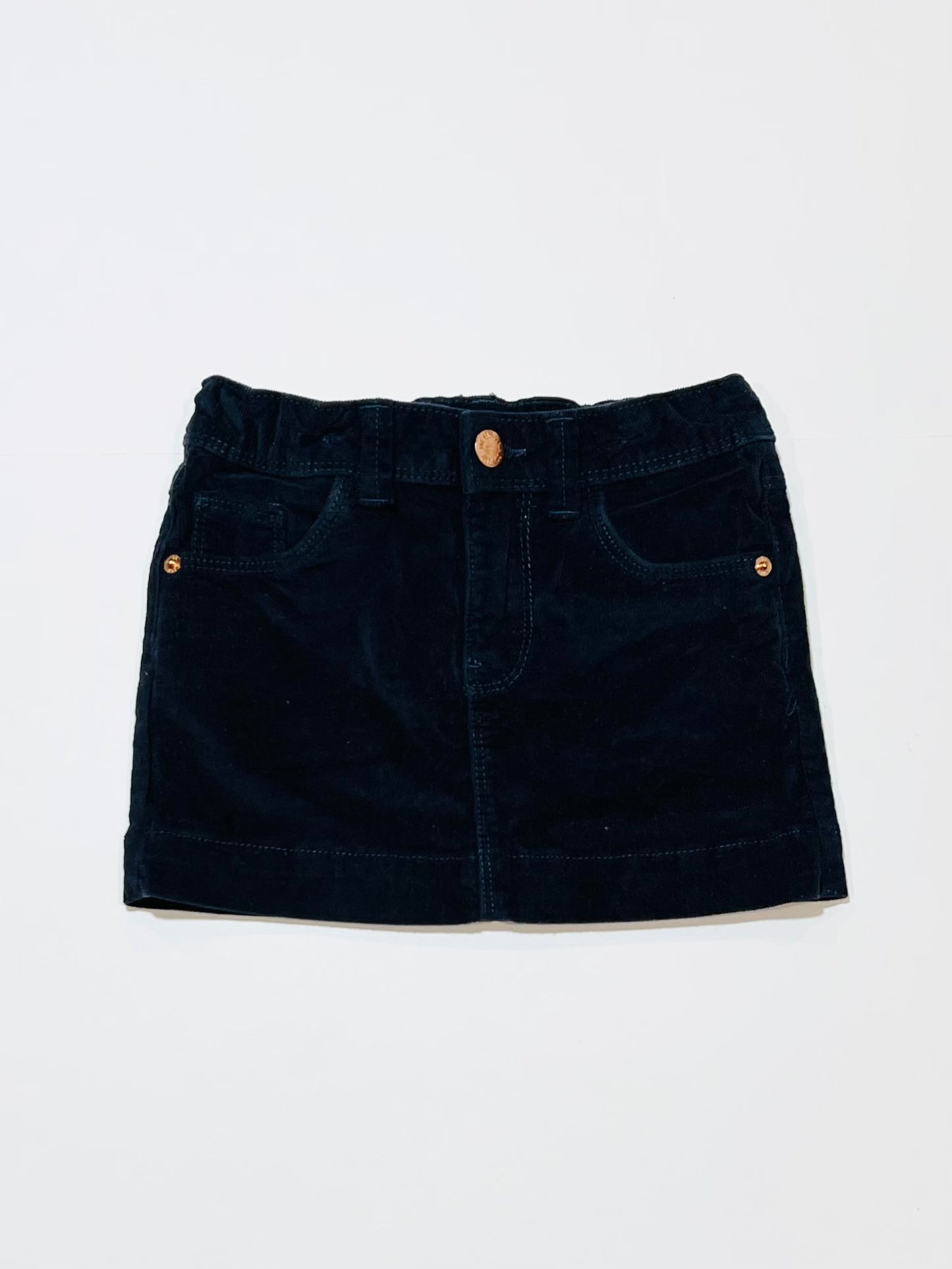 Navy corduroy skirt - Size 4