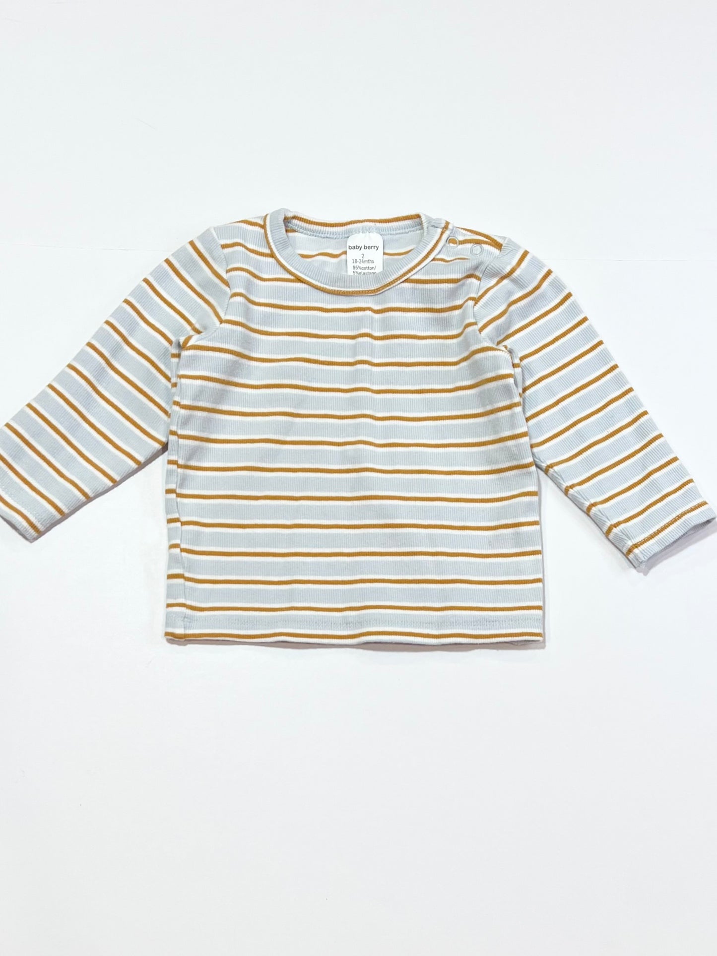 Striped ribbed top - Size 2