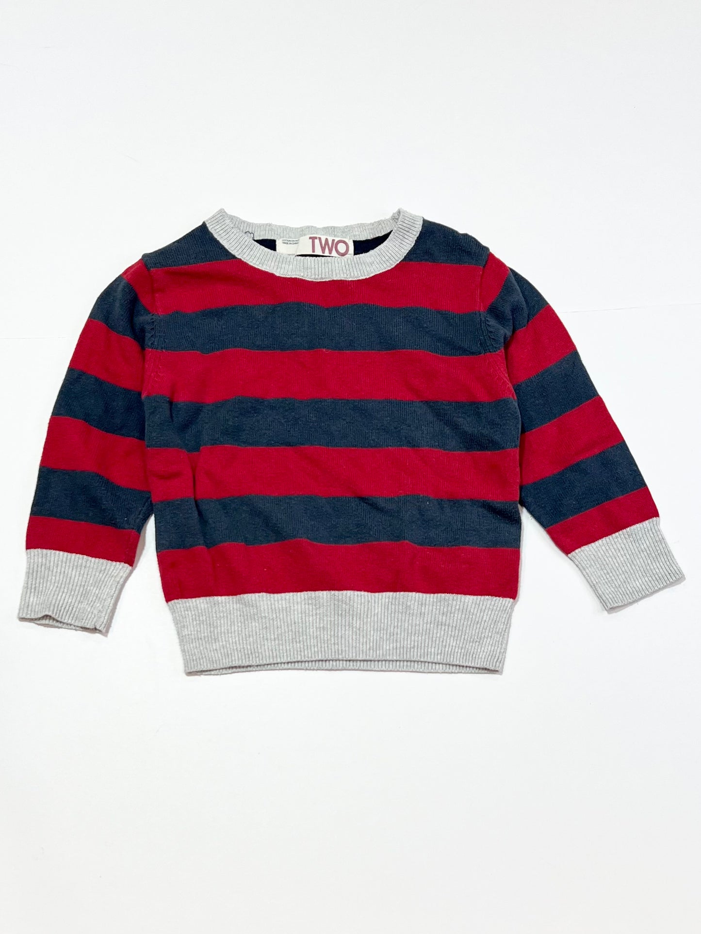 Striped knit jumper - Size 2