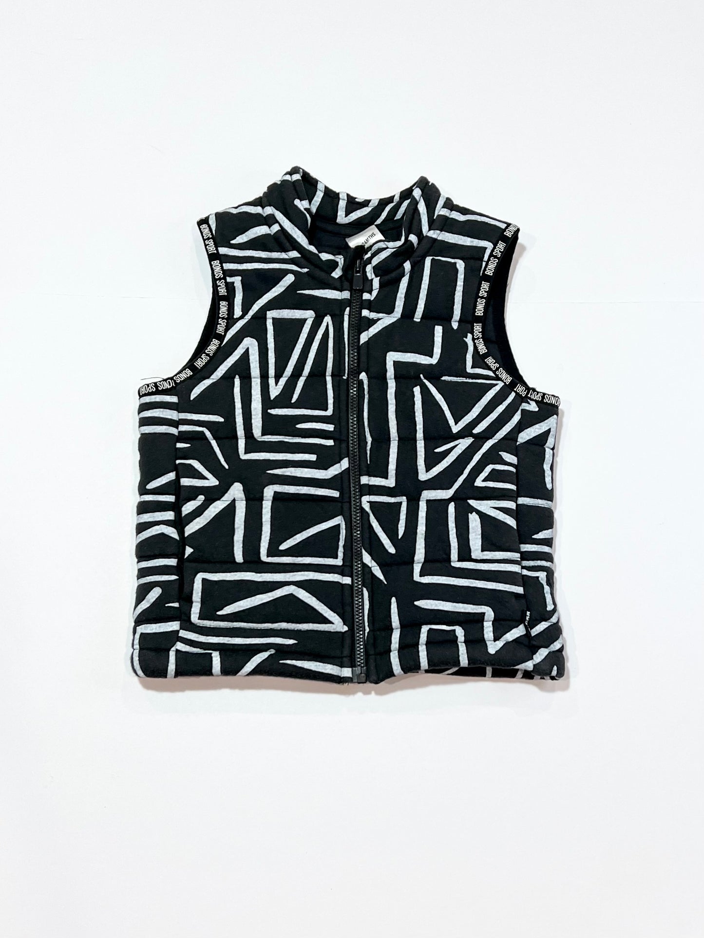 Black padded vest - Size 2