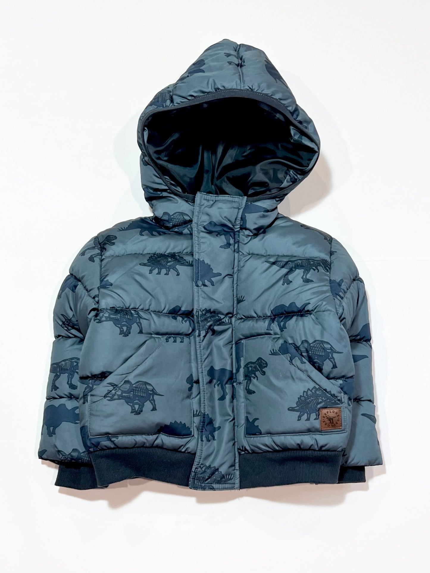 Dinosaur puffer jacket - Size 2