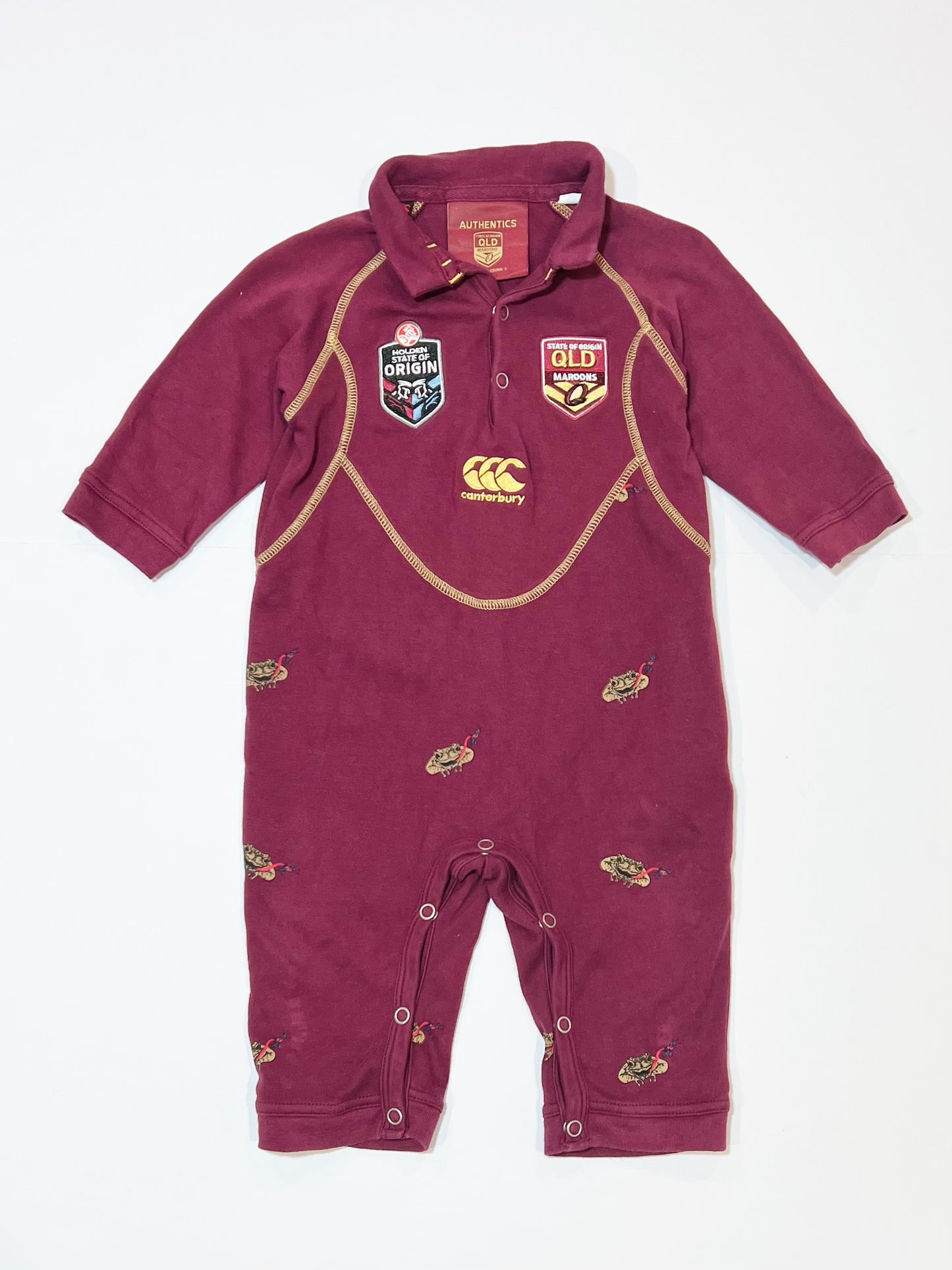 Maroons onesie - Size 1