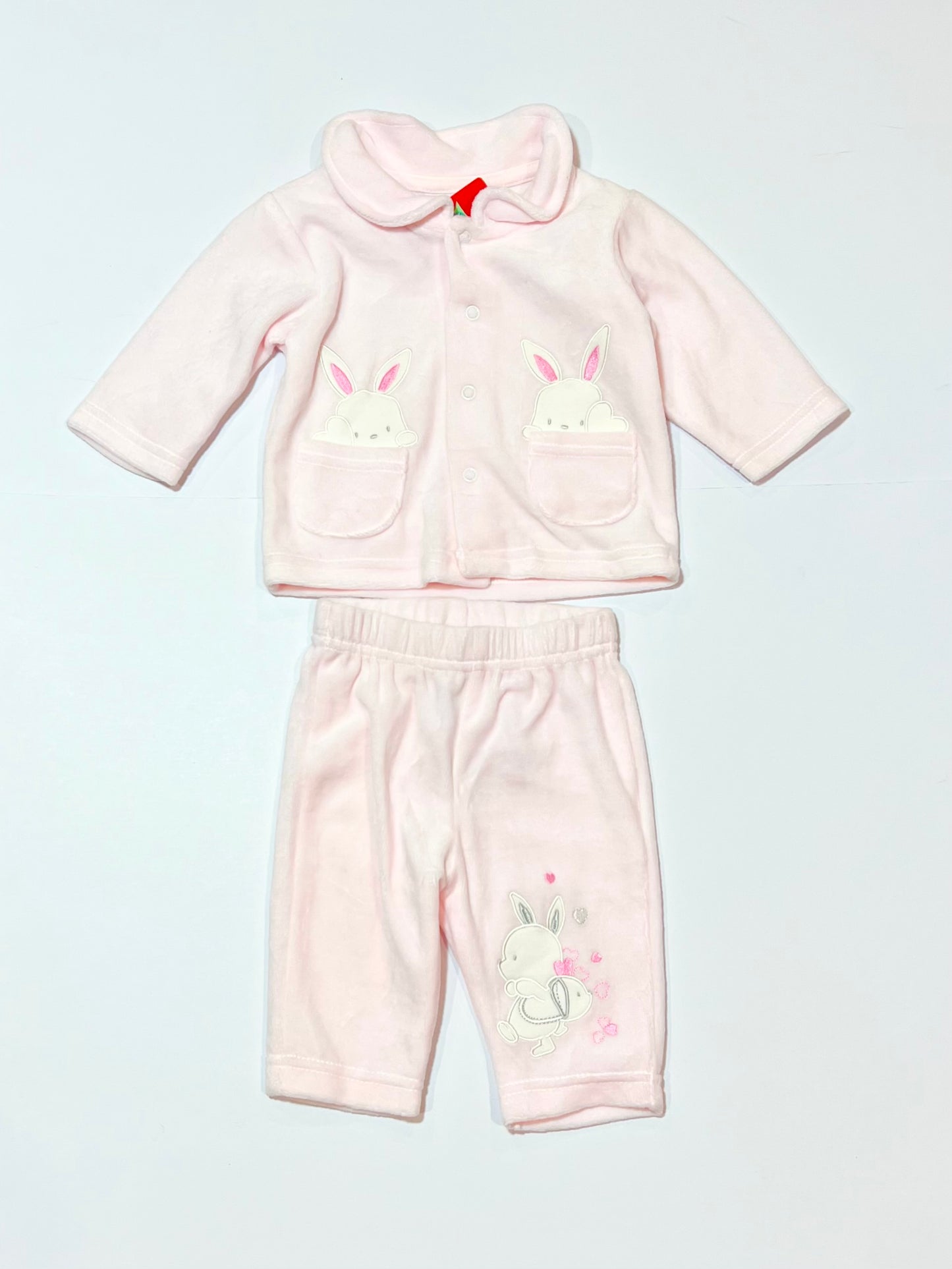 Velour bunny set brand new - Size 0000