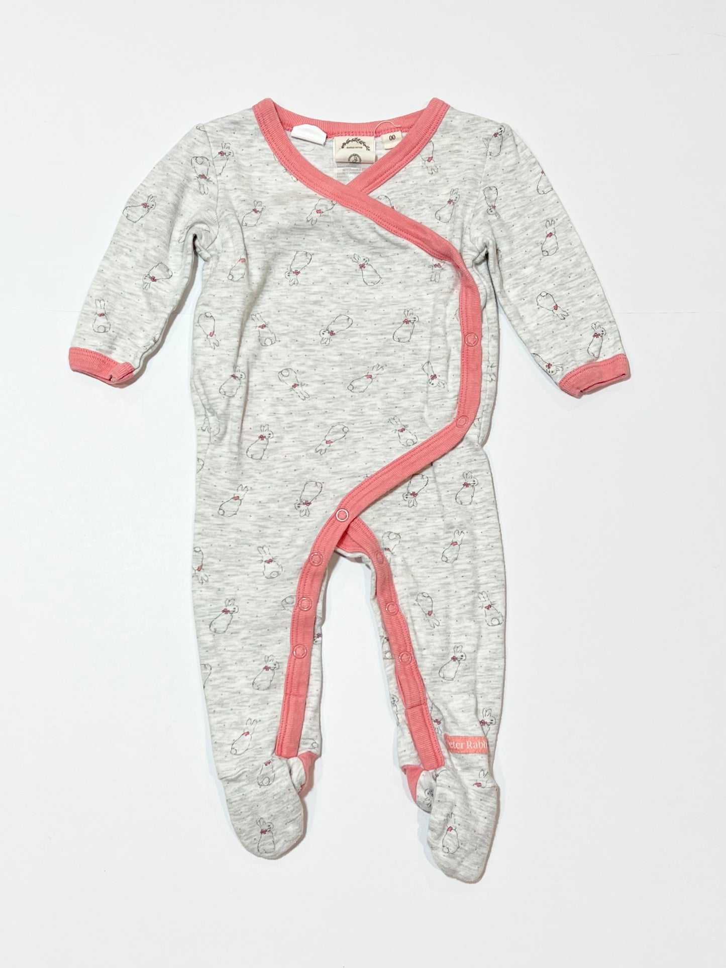 Grey bunny onesie - Size 00