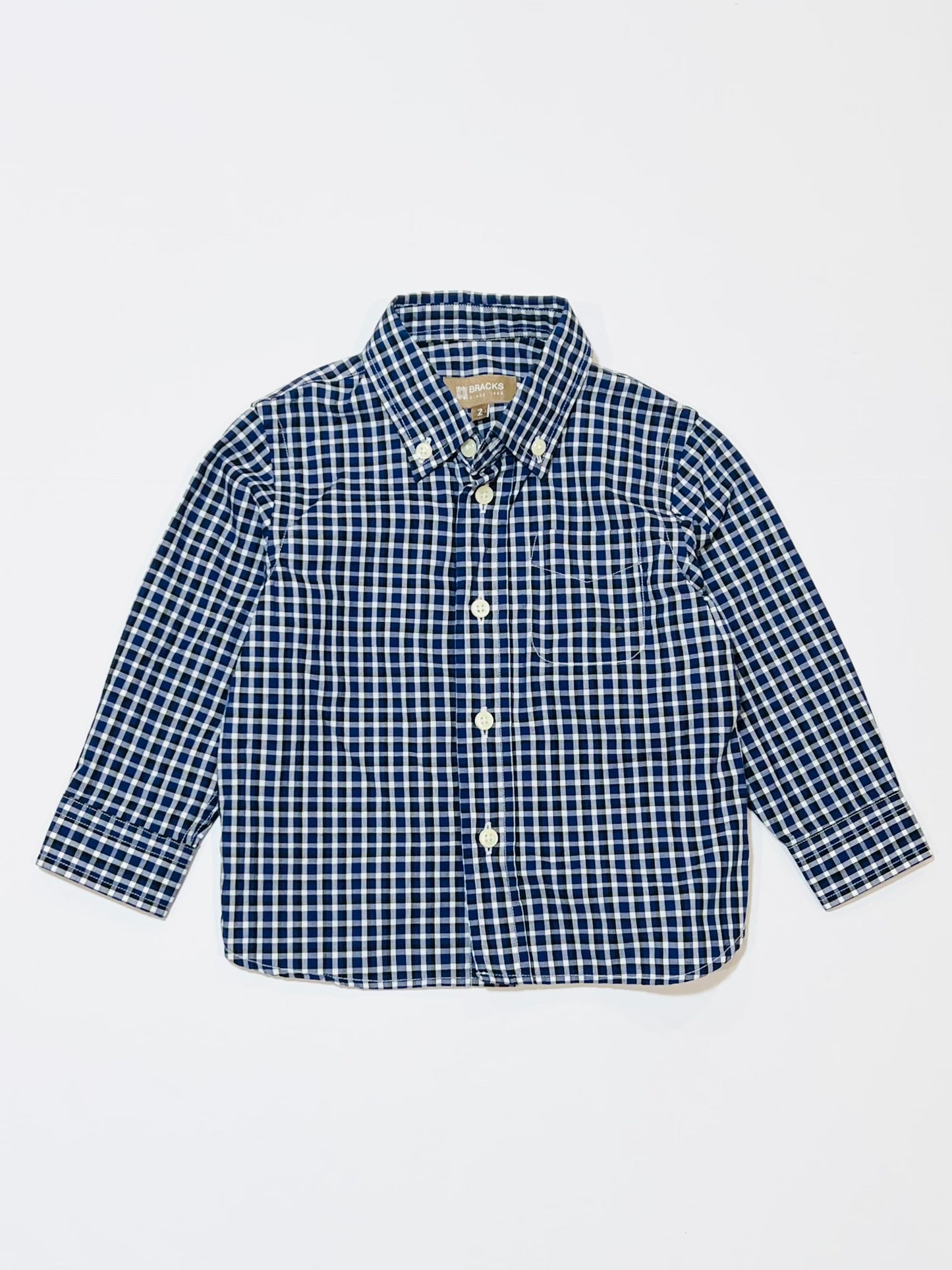 Blue gingham shirt - Size 2