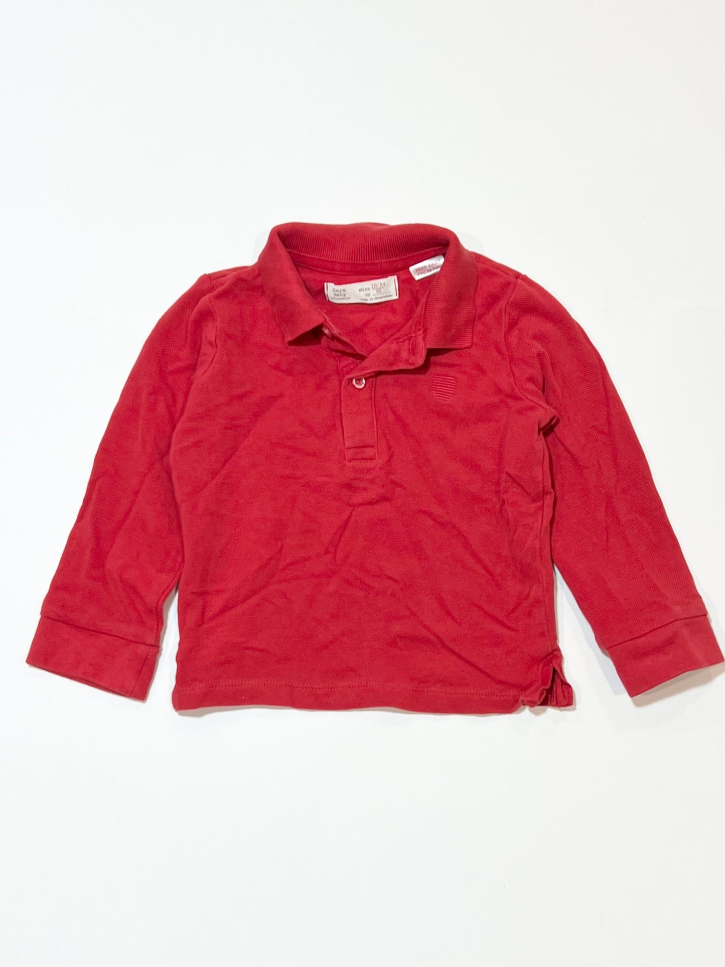 Red polo shirt - Size 2