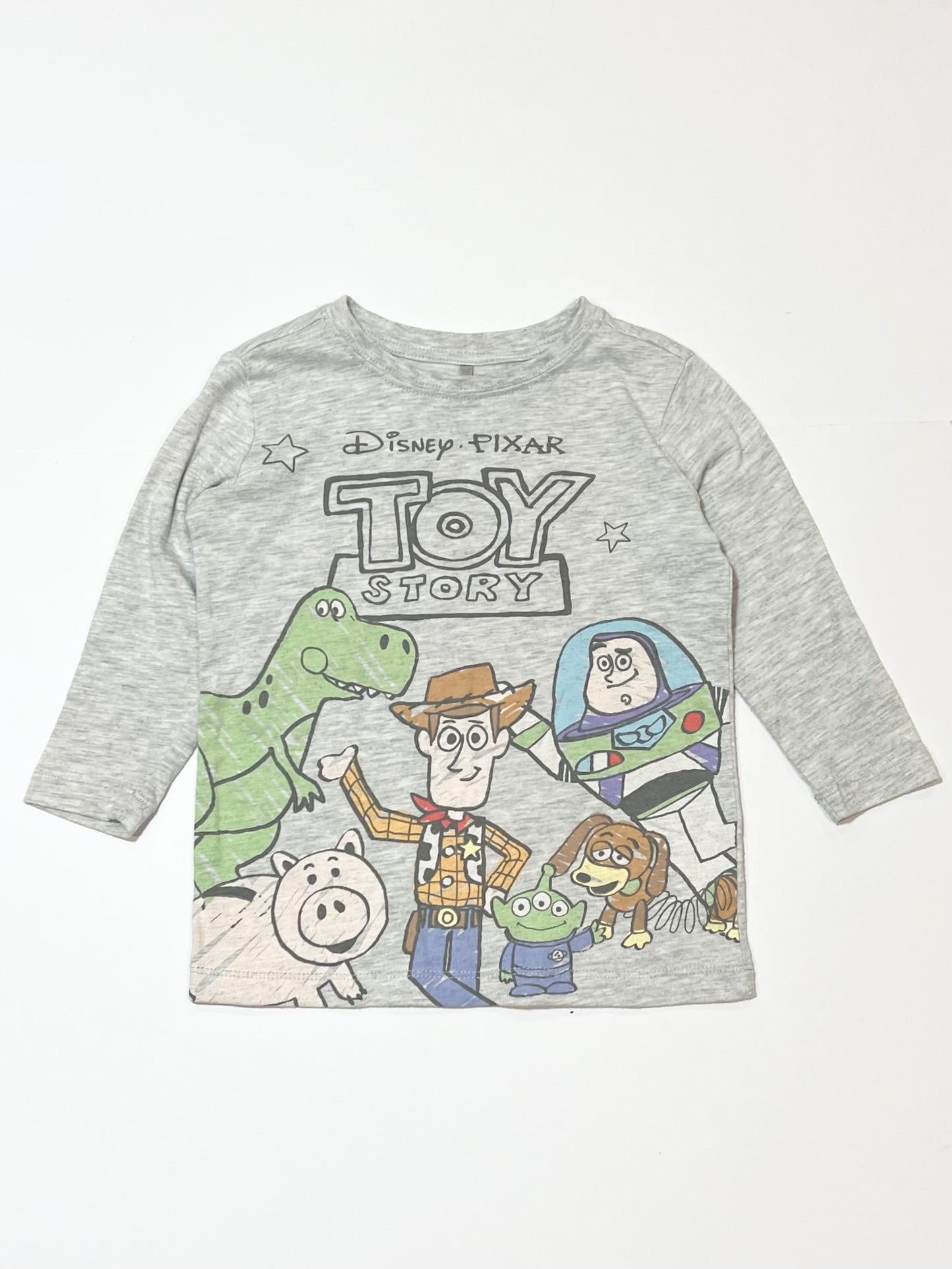 Grey Toy Story top - Size 2