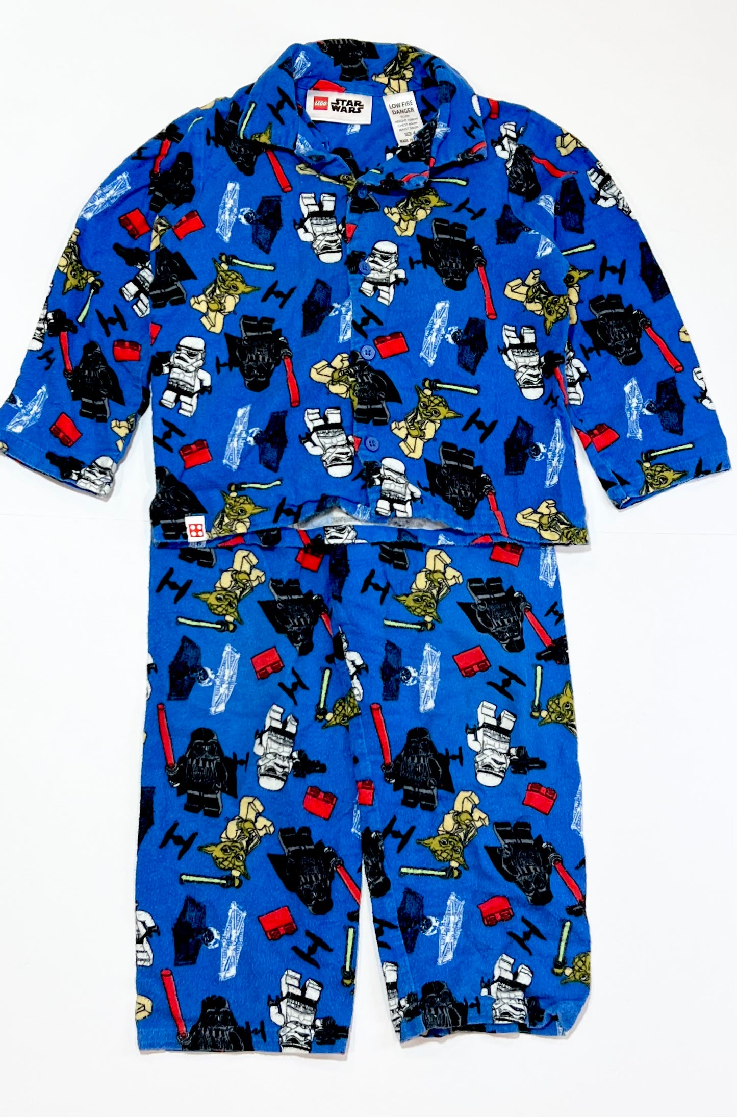 Star Wars Lego flannelette pyjamas - Size 4