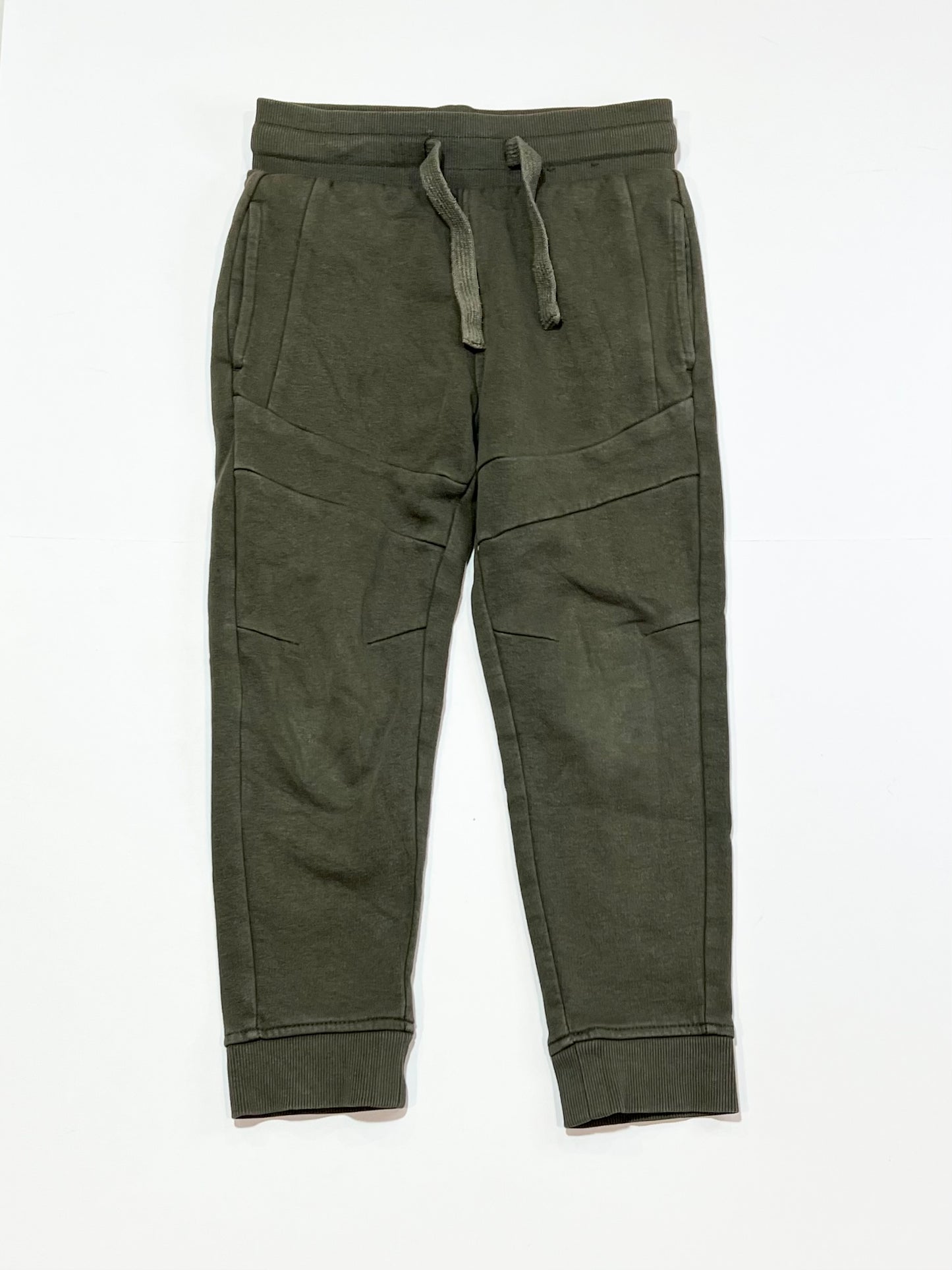 Green panelled trackies - Size 4
