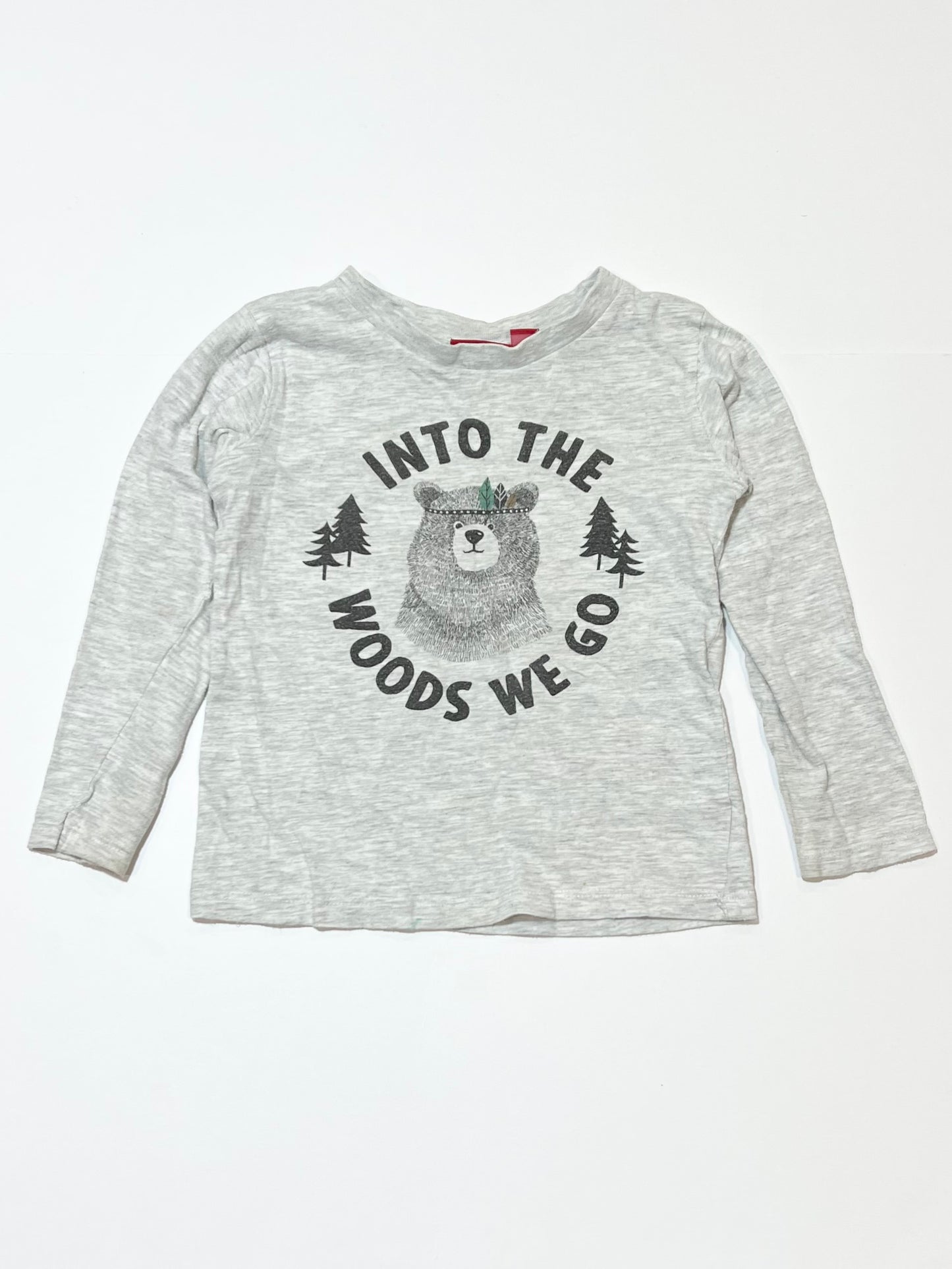 Grey bear top - Size 2