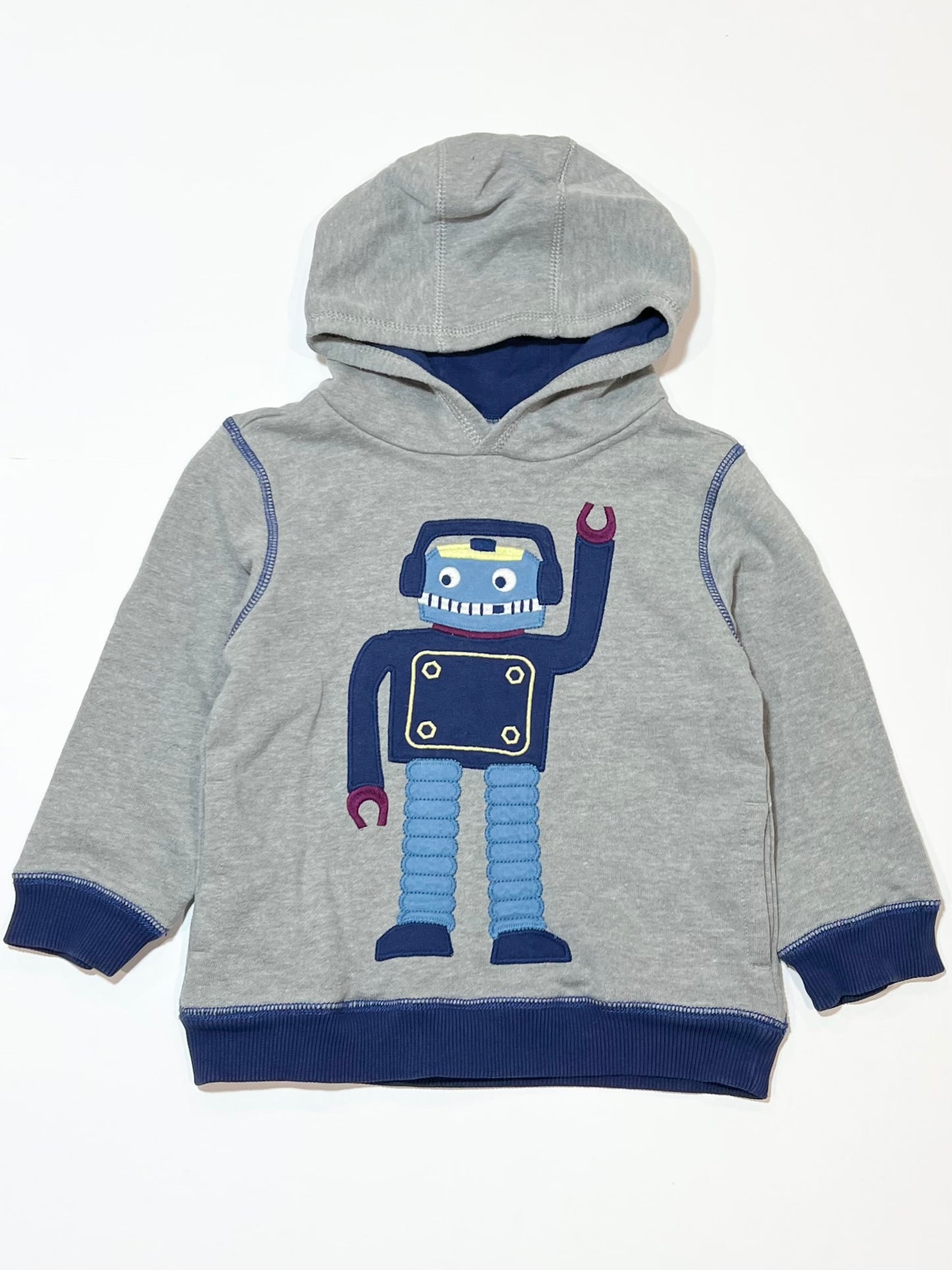 Robot hoodie - Size 2-3
