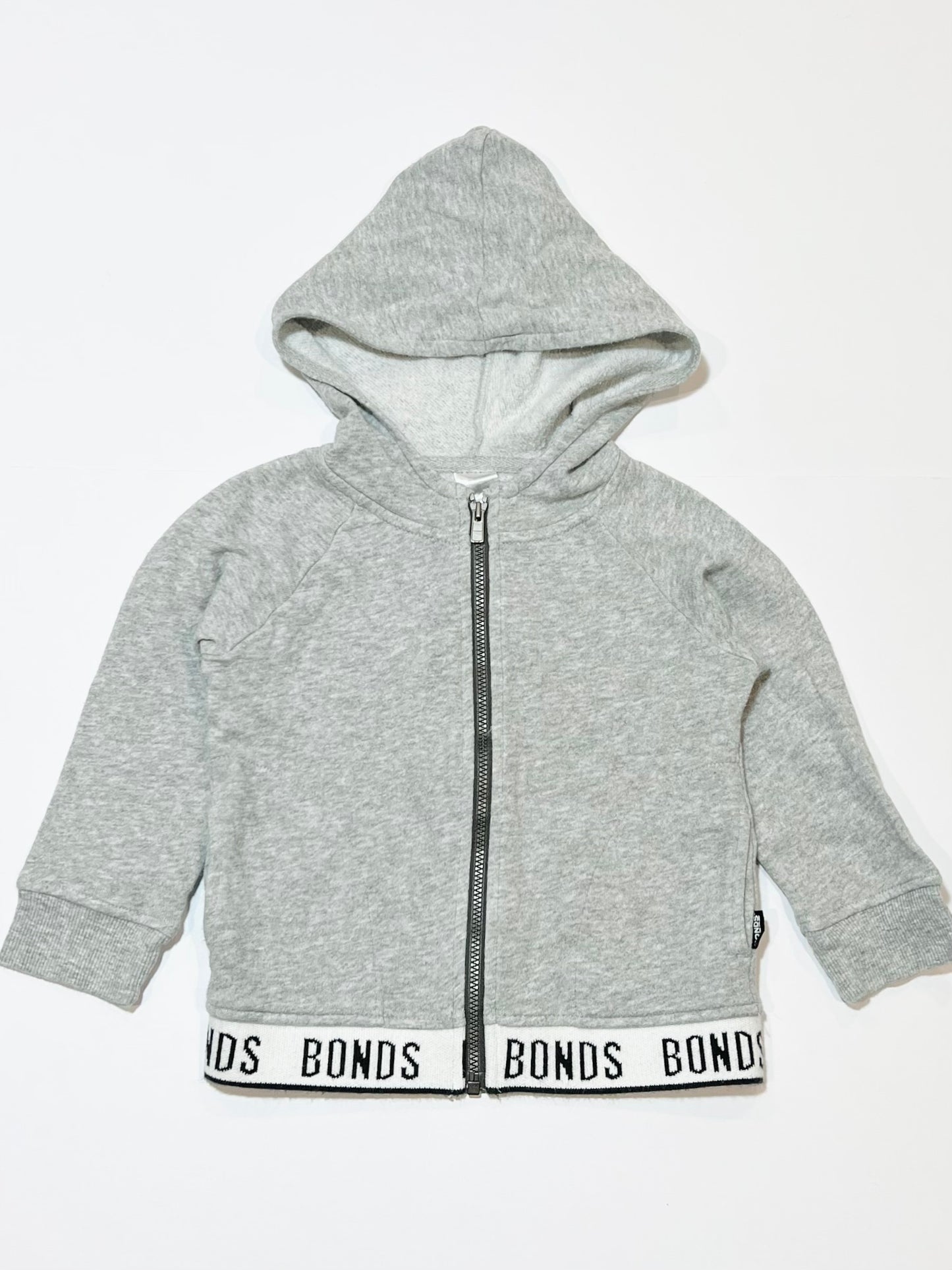 Grey zip hoodie - Size 2