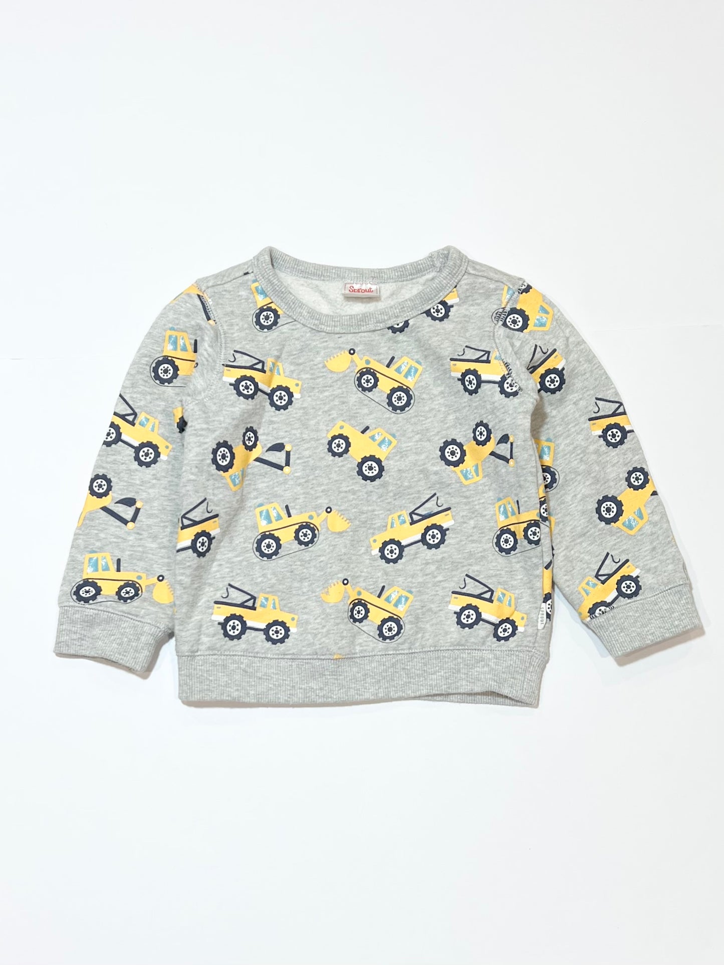 Construction vehicles sweater - Size 2