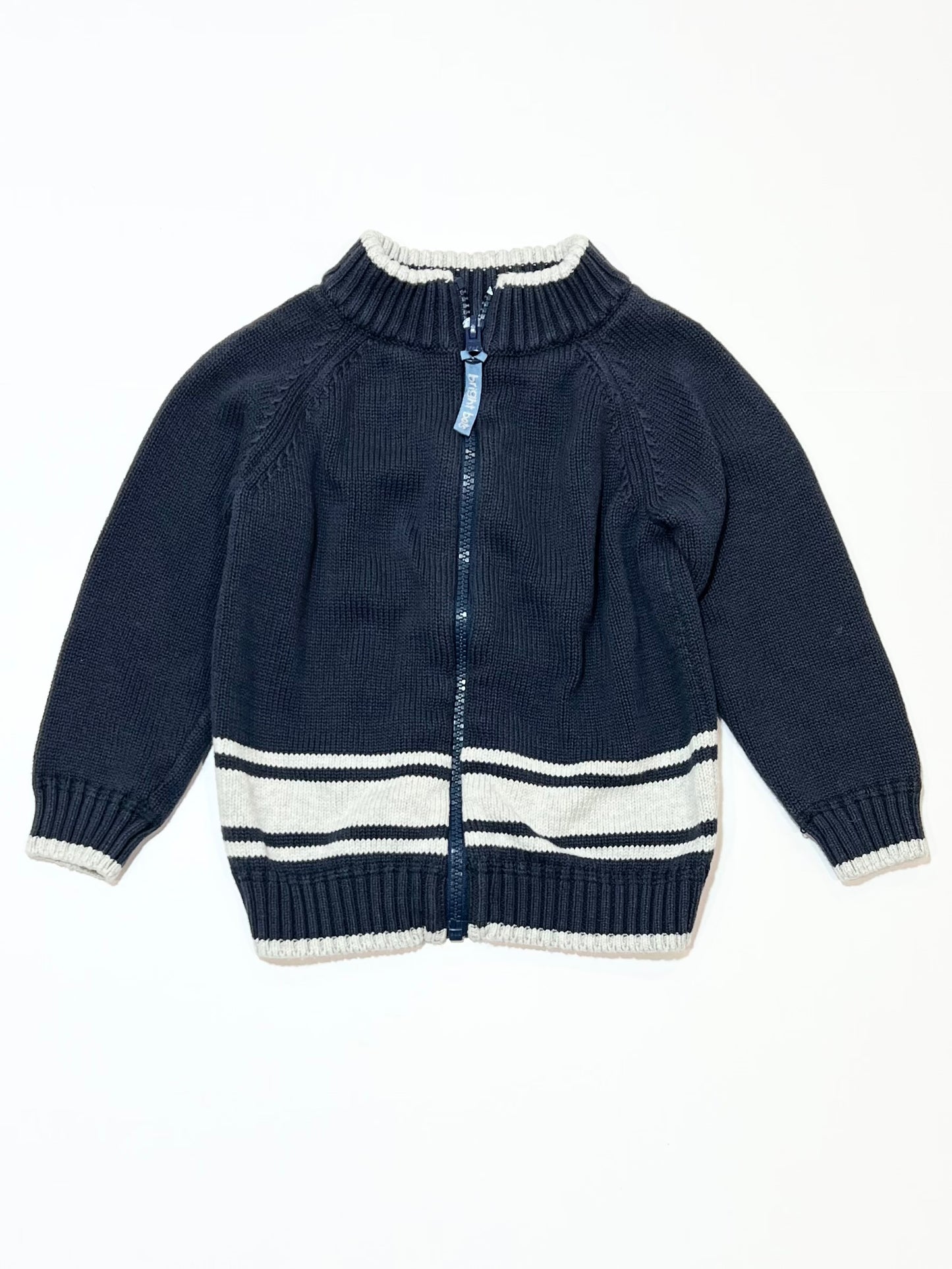 Navy knit jacket - Size 2