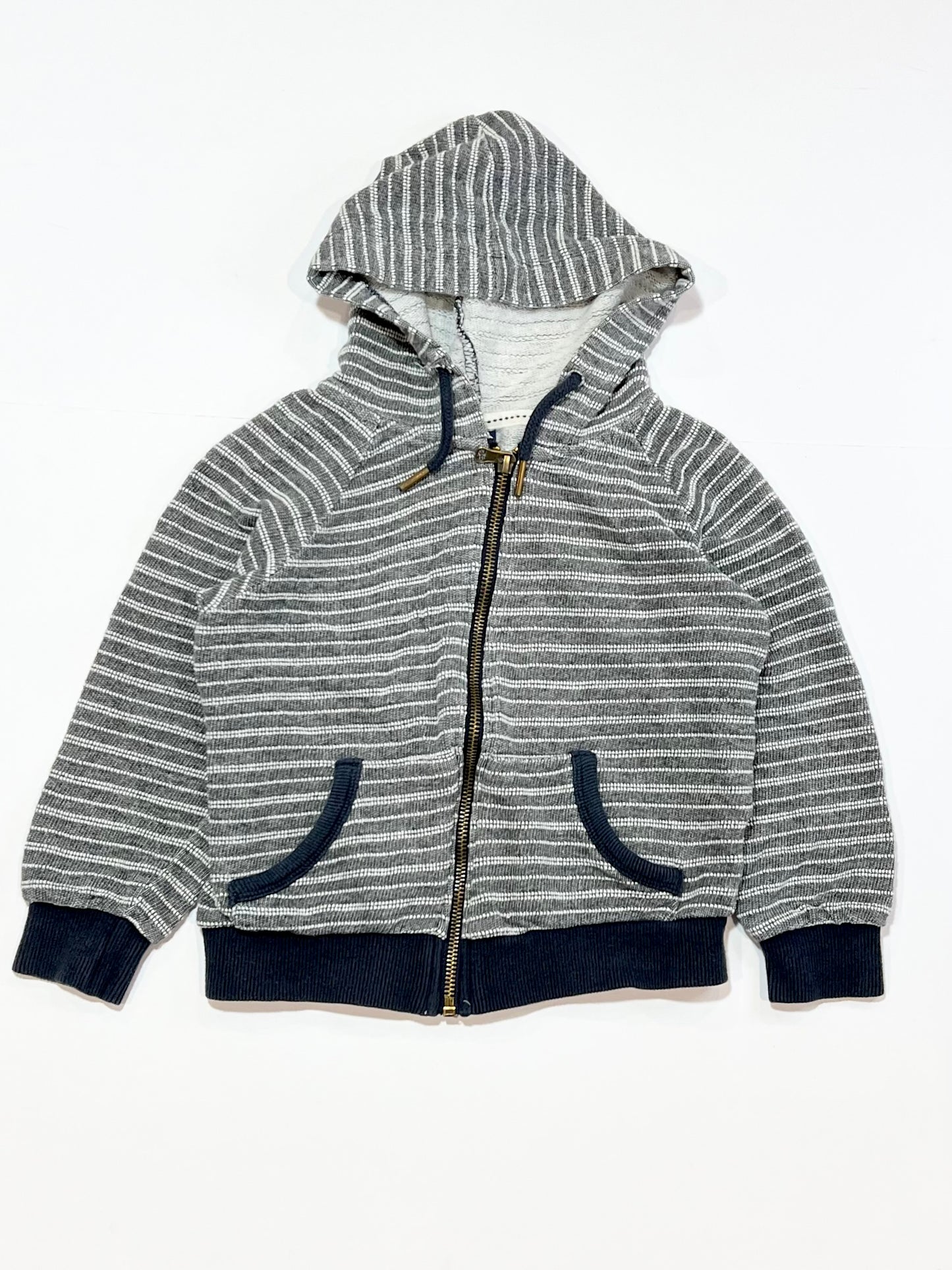 Striped zip hoodie - Size 4