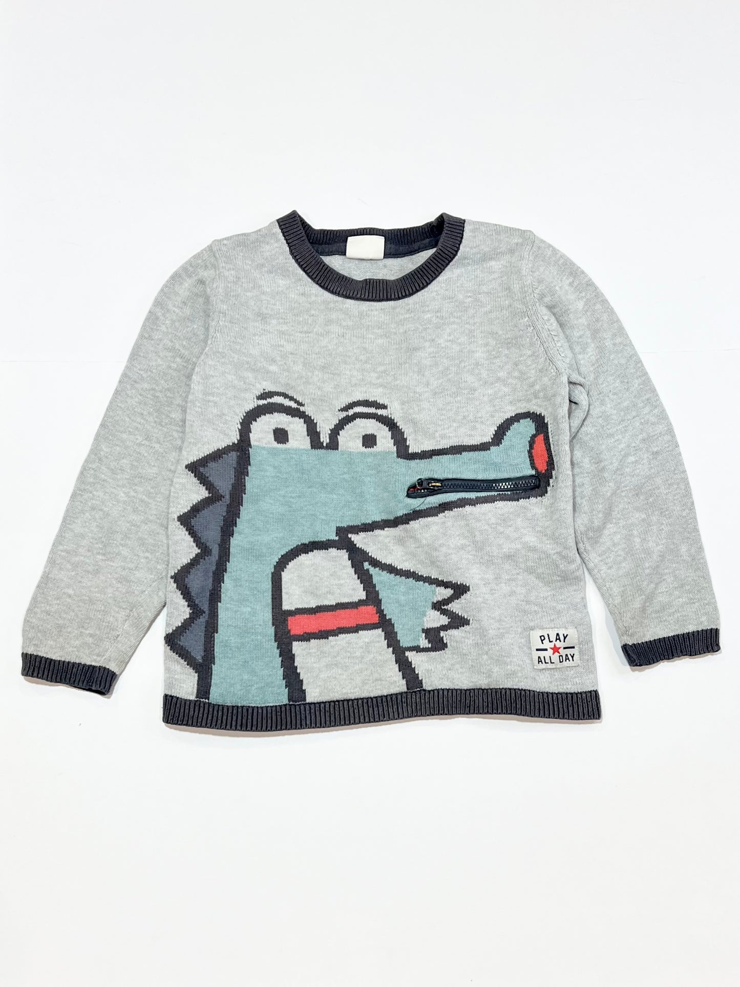 Crocodiles knit jumper - Size 4