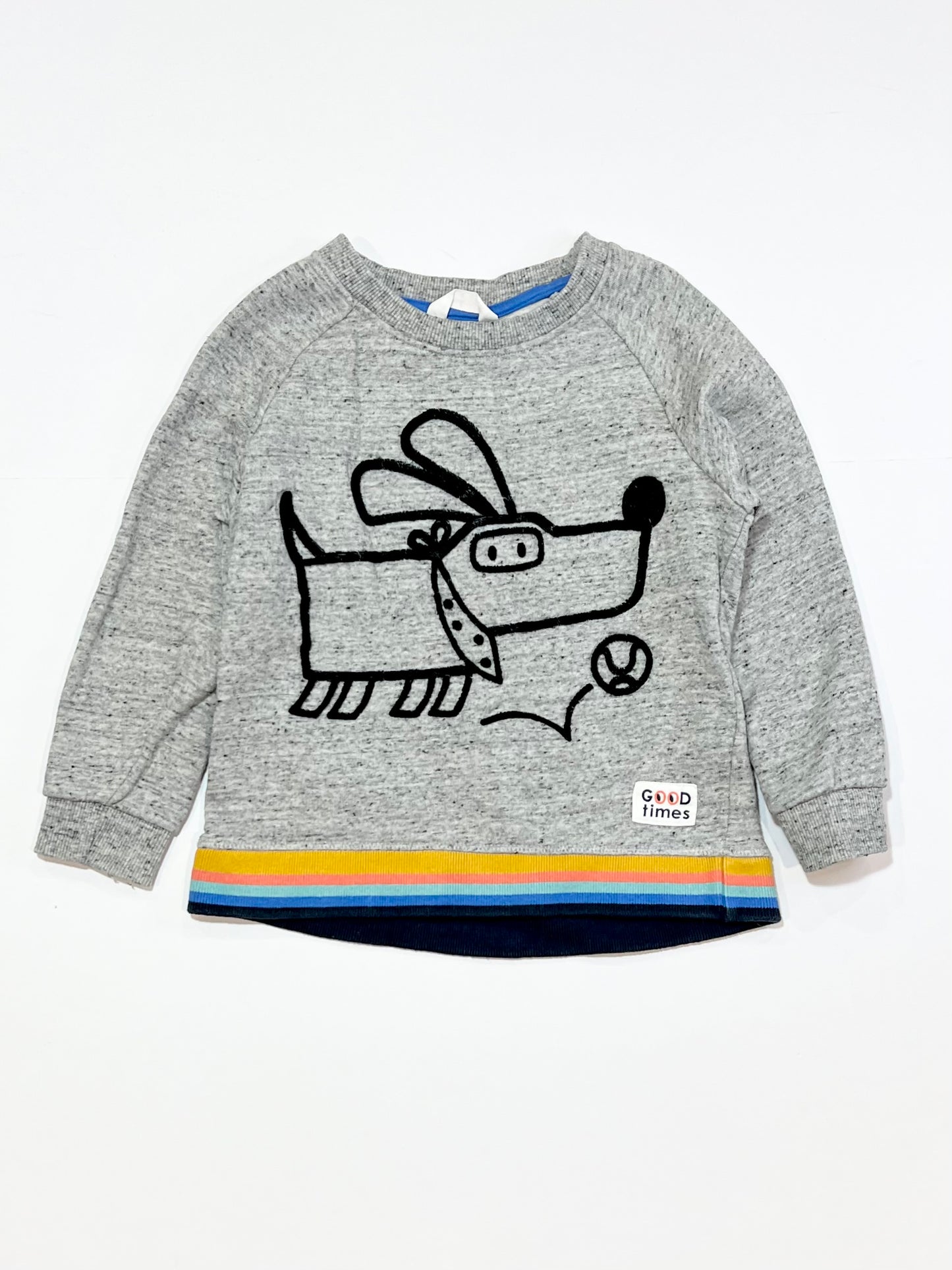 Grey dog sweater - Size 4
