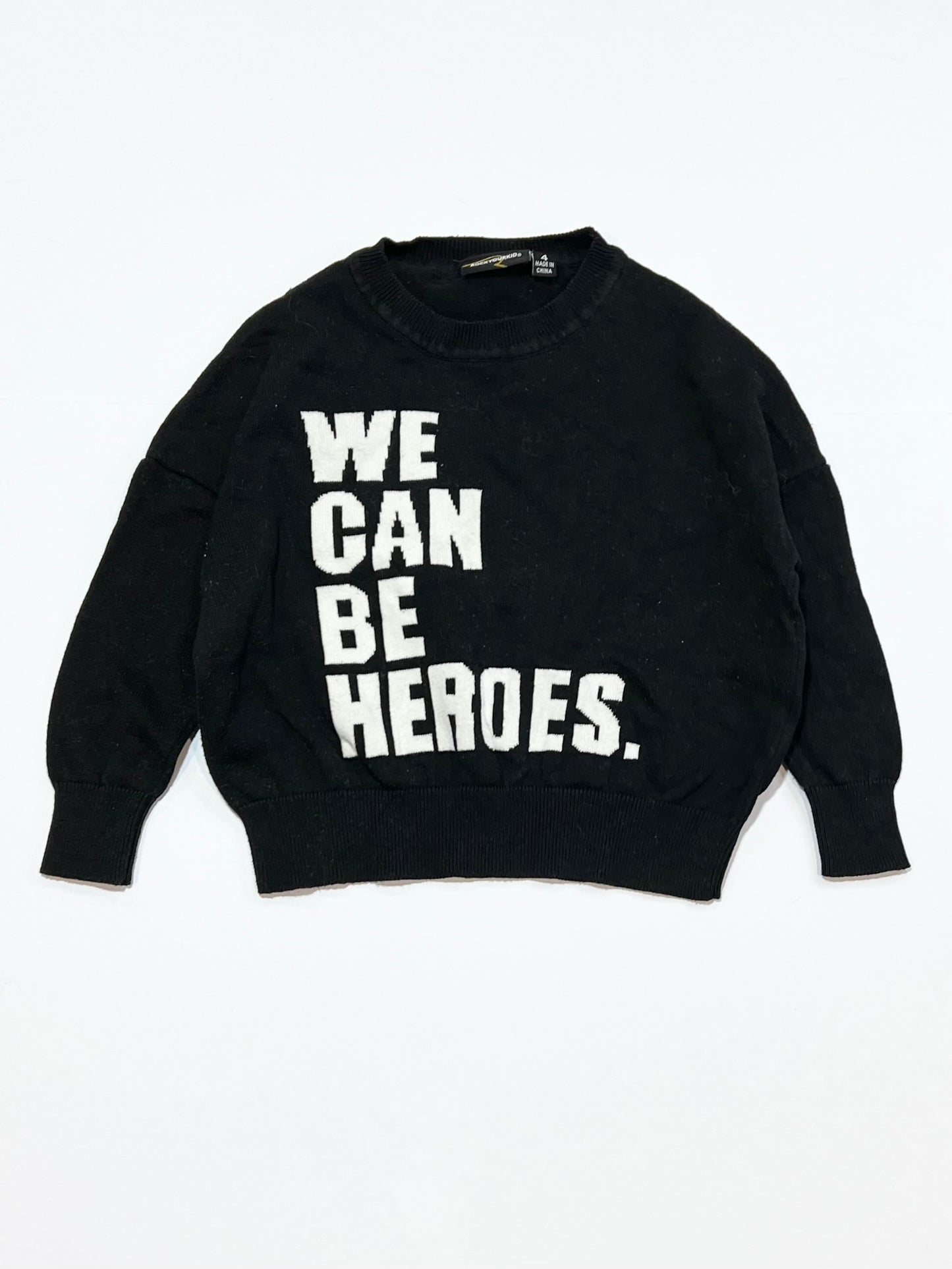 Heroes knit jumper - Size 4