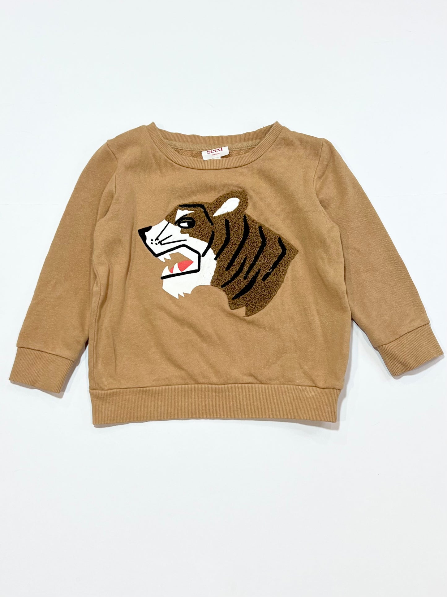 Brown tiger sweater - Size 4