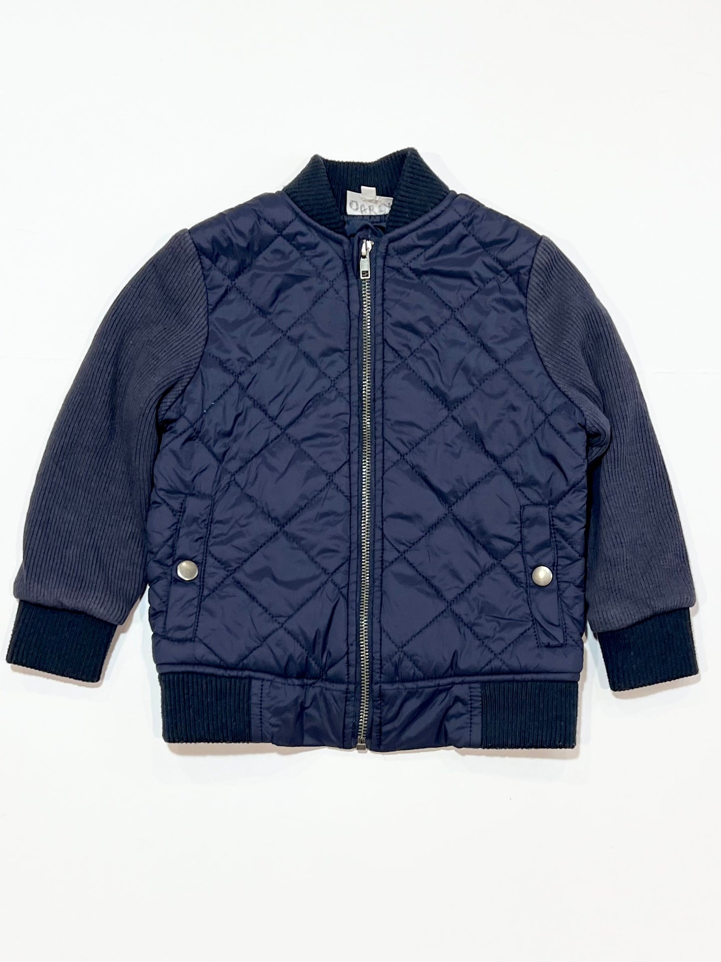 Quilted navy jacket - Size 4