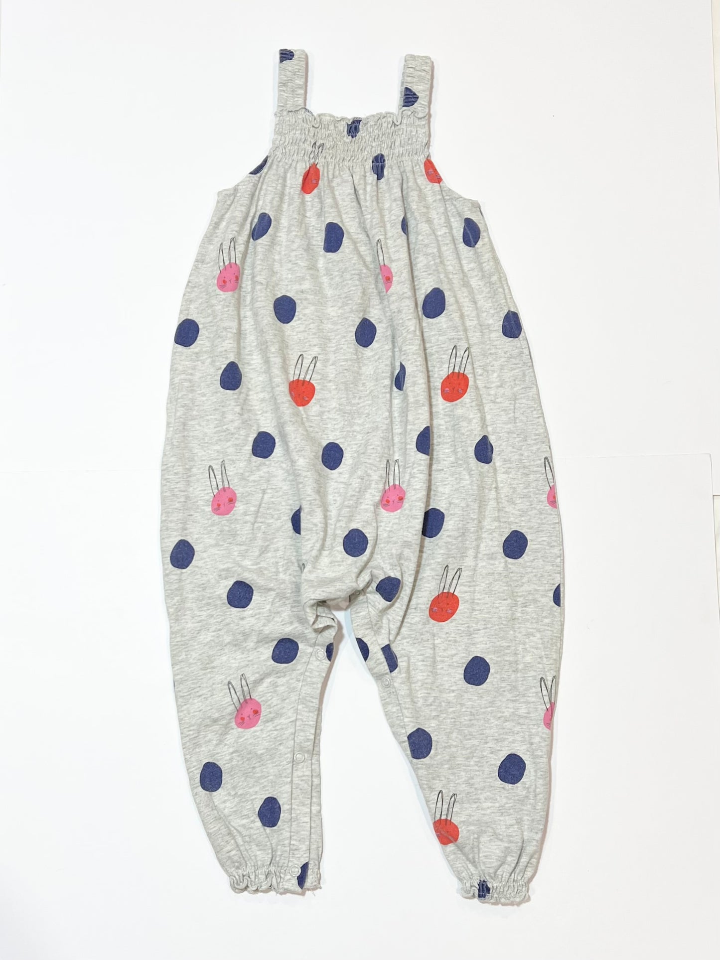 Grey bunny romper - Size 2