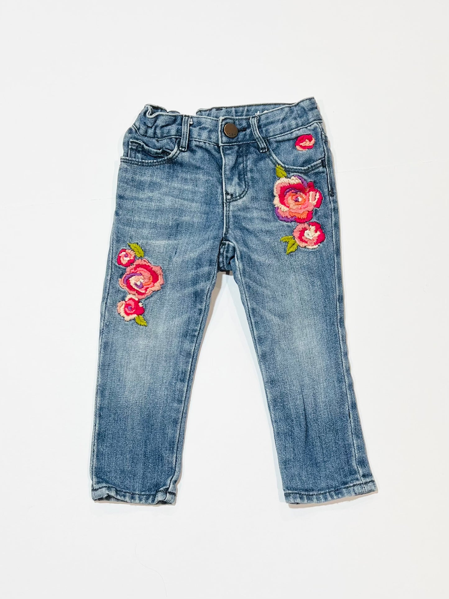 Embroidered jeans - Size 2