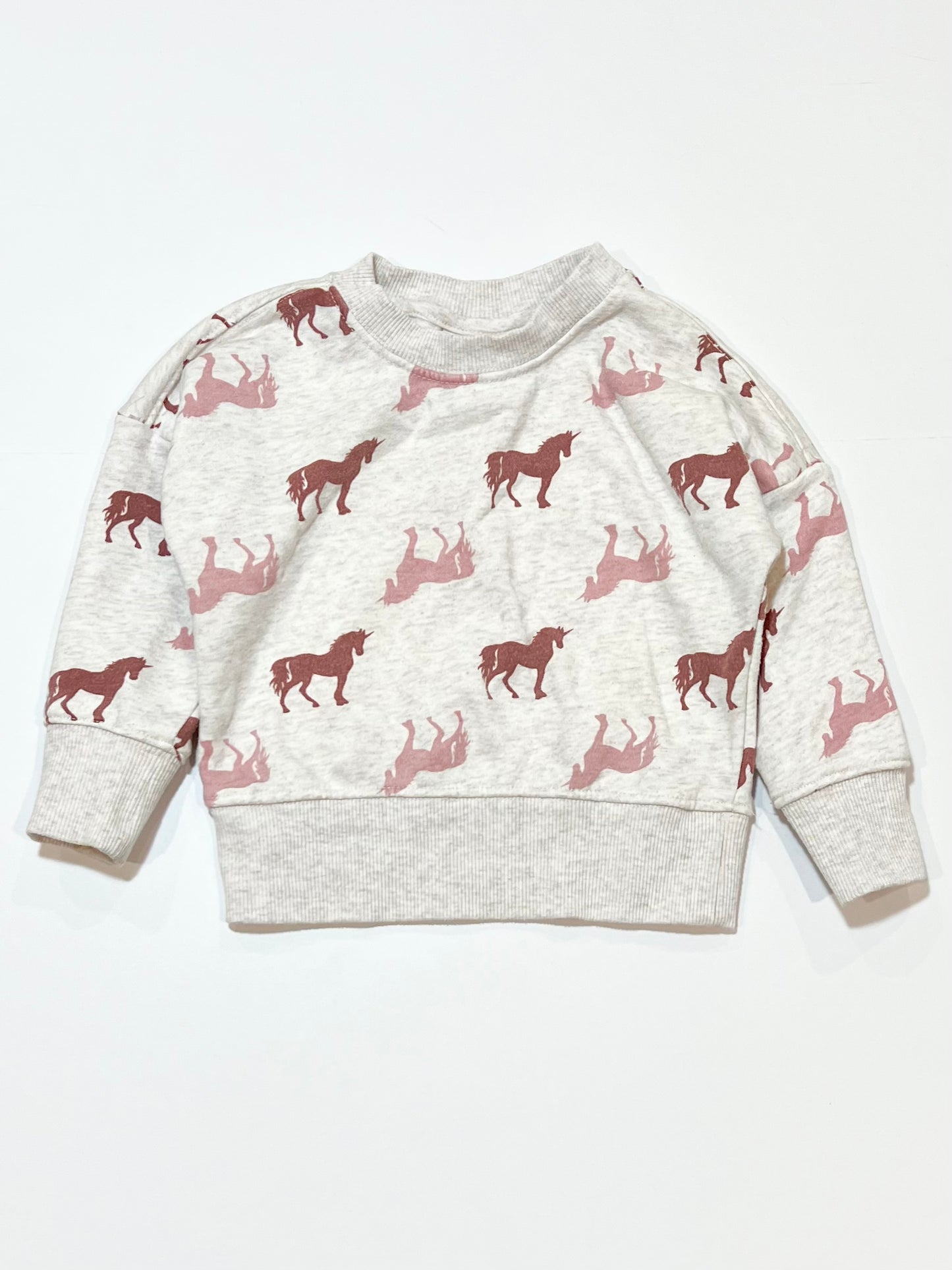 Grey horses sweater - Size 4