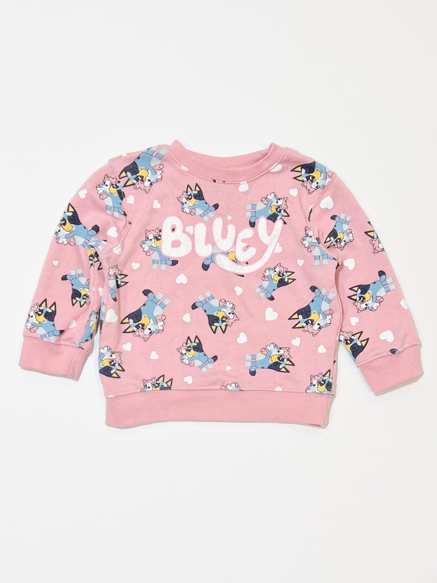 Pink Bluey sweater - Size 2