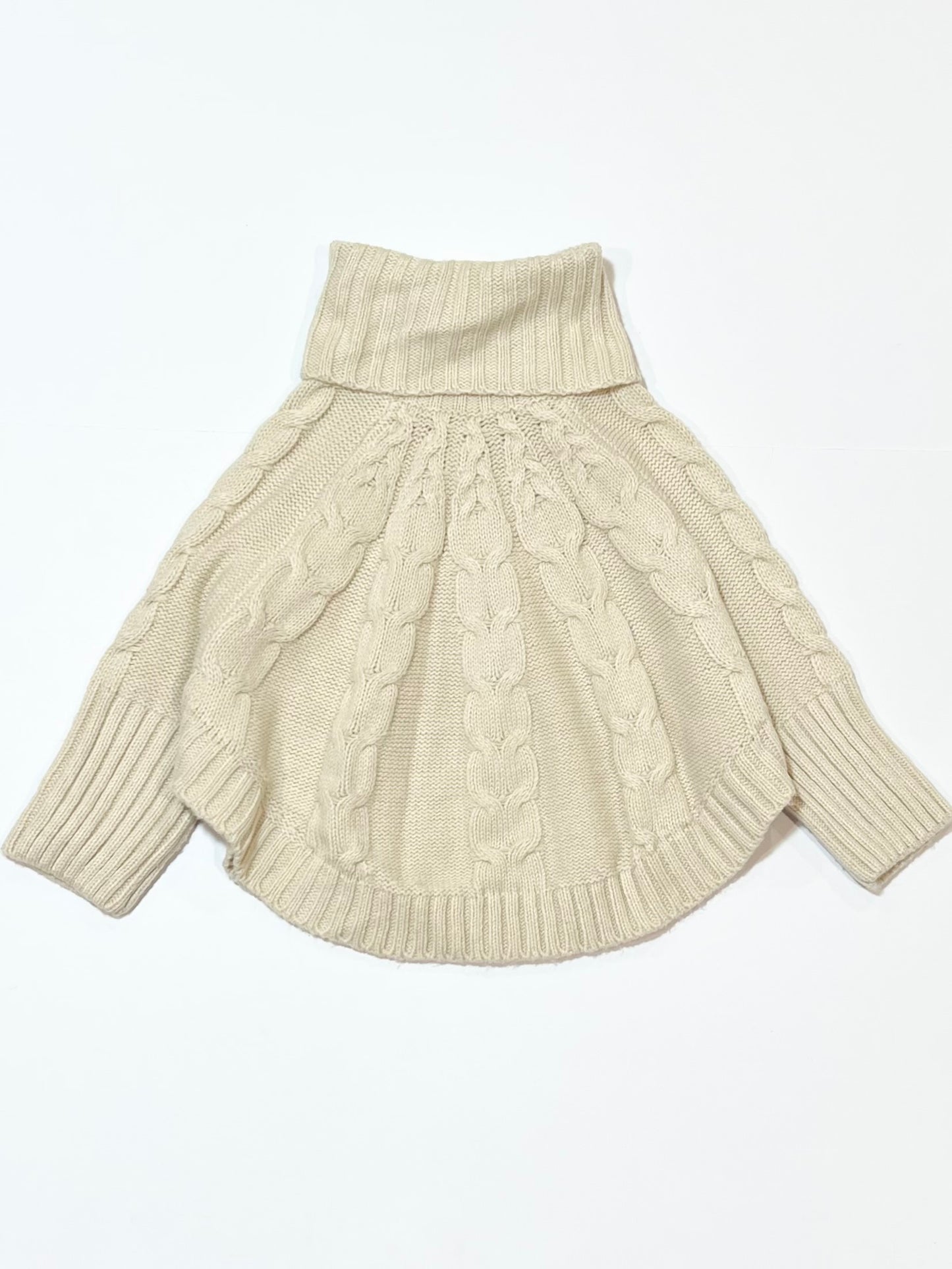 Cable knit poncho - Size 2