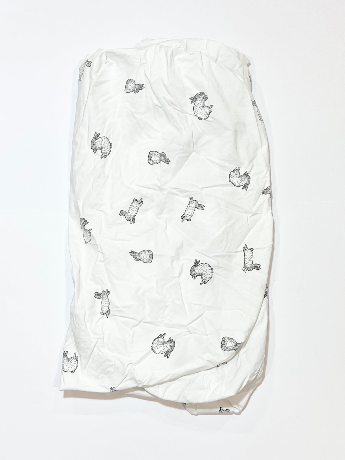 Bunny fitted cot sheet
