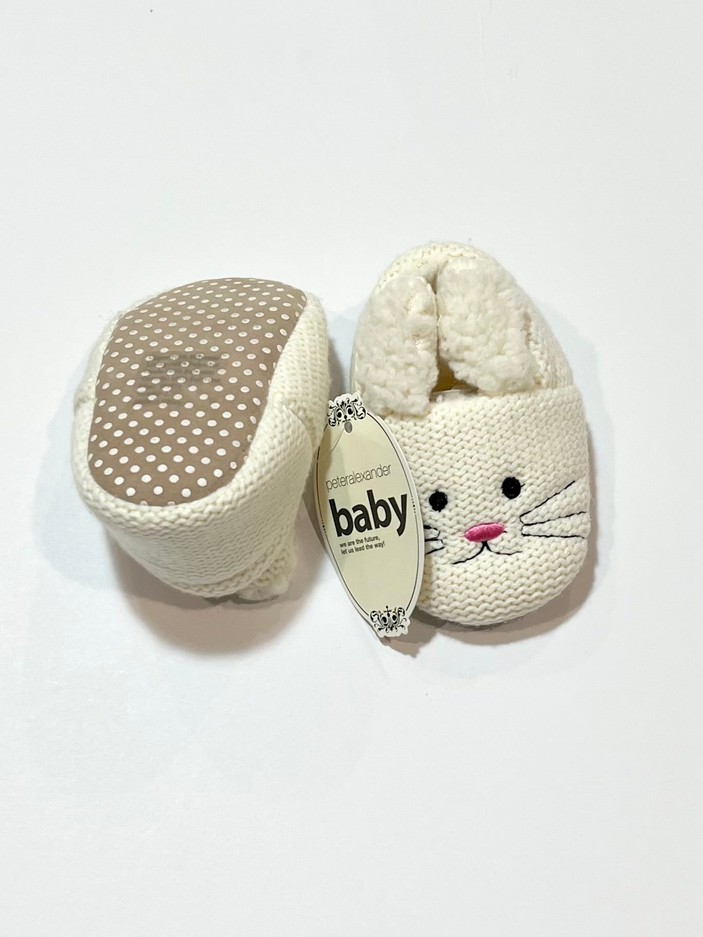 Bunny booties brand new - Size 12-24 months