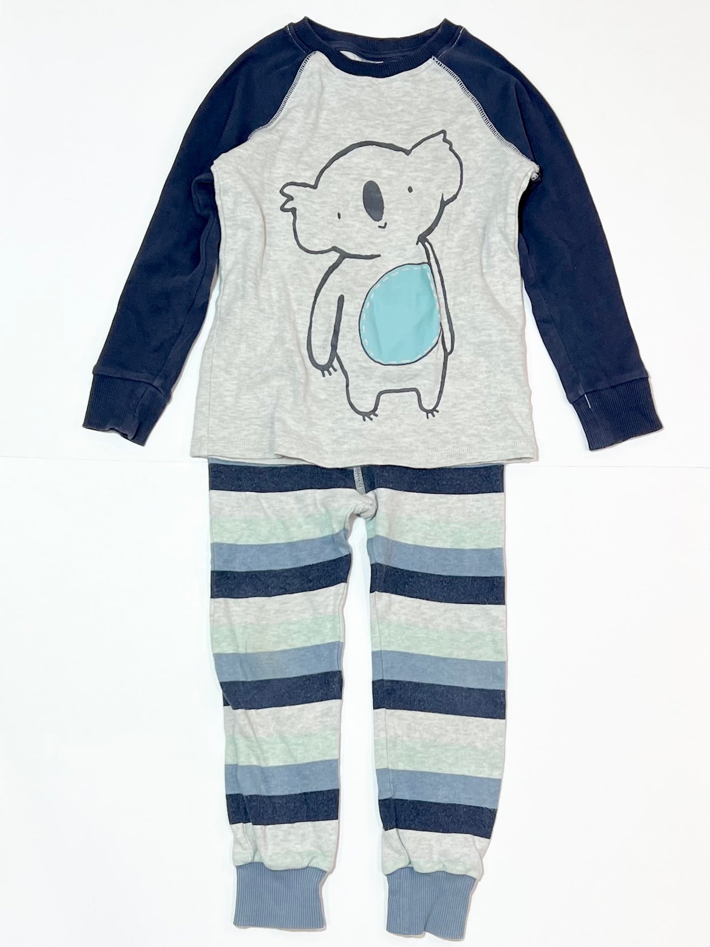 Navy koala pyjamas - Size 3-4
