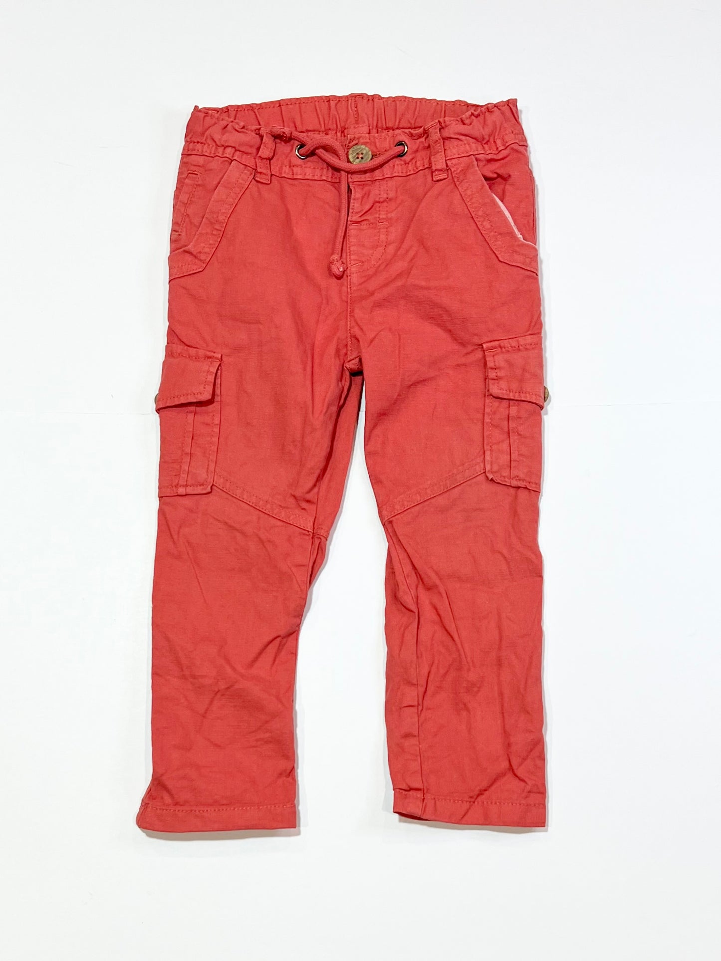 Red cargo pants - Size 3