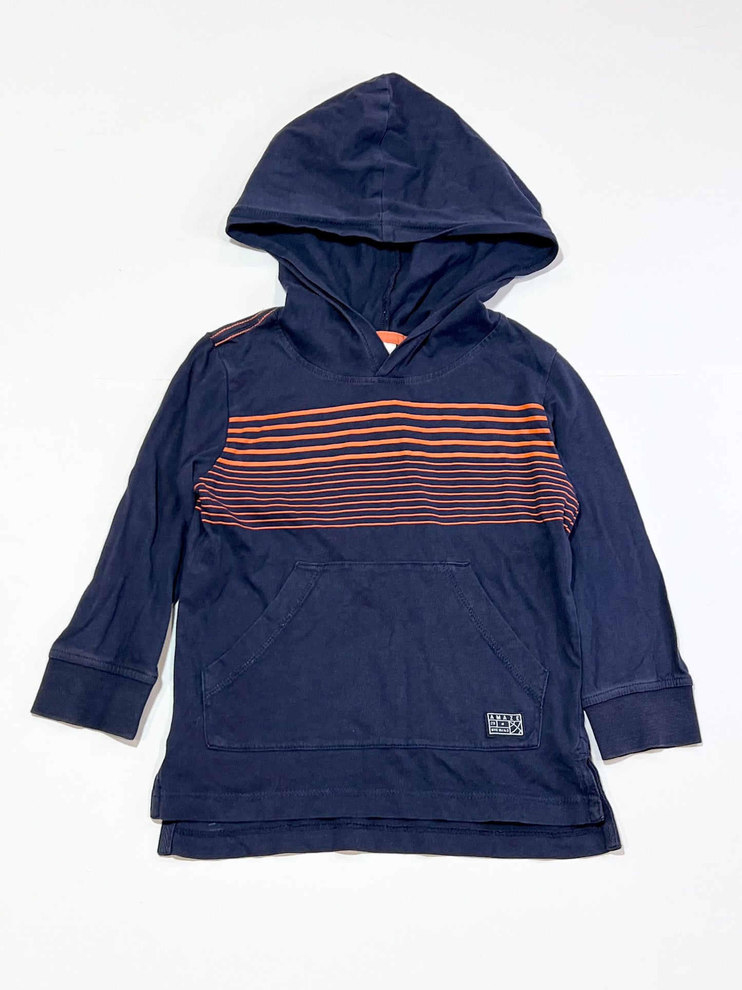 Navy hooded top - Size 3