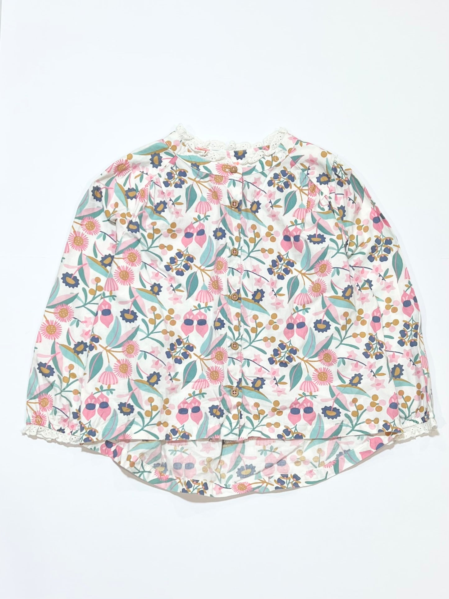 Floral cotton top - Size 4