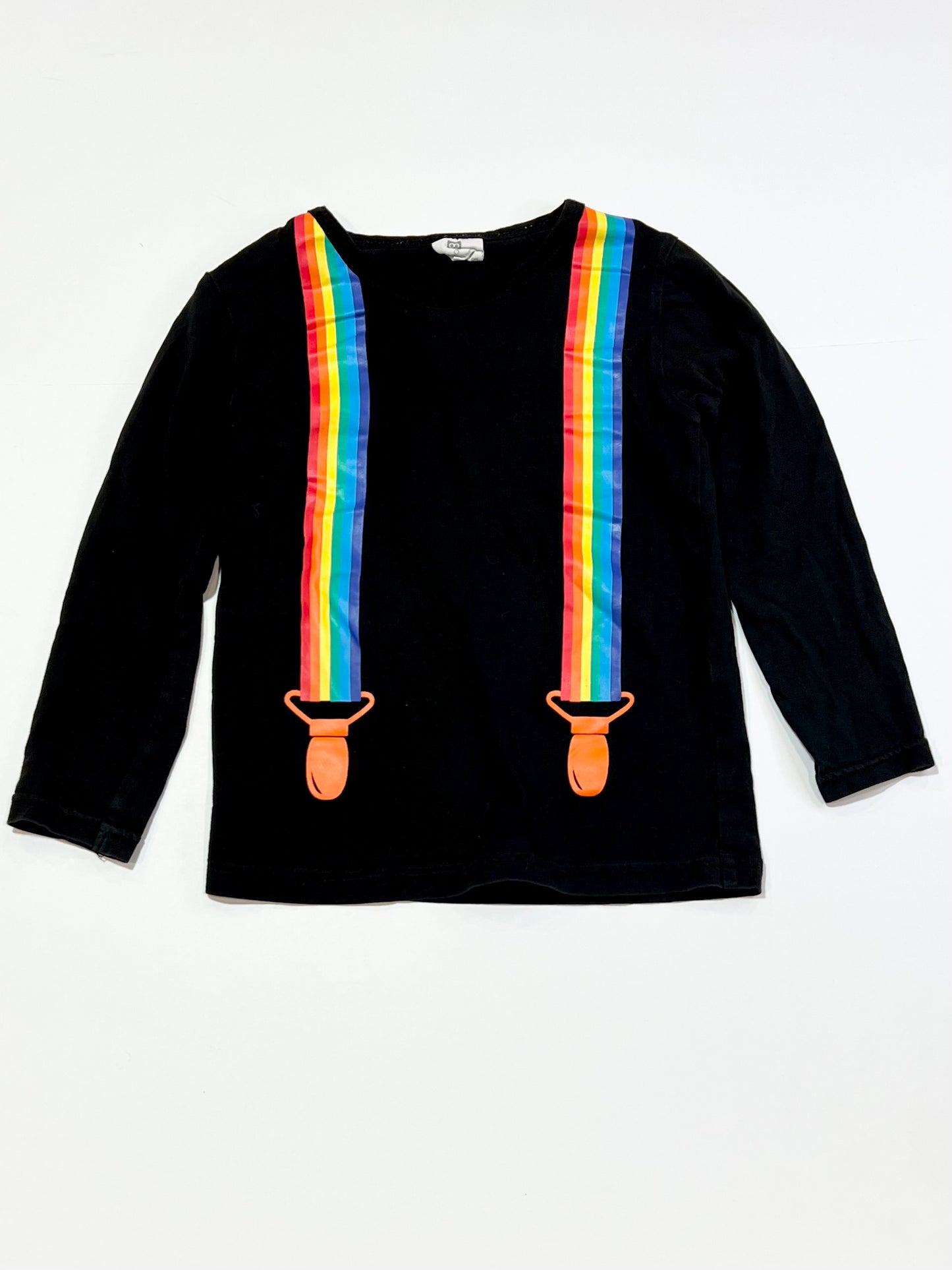 Black suspenders top - Size 3